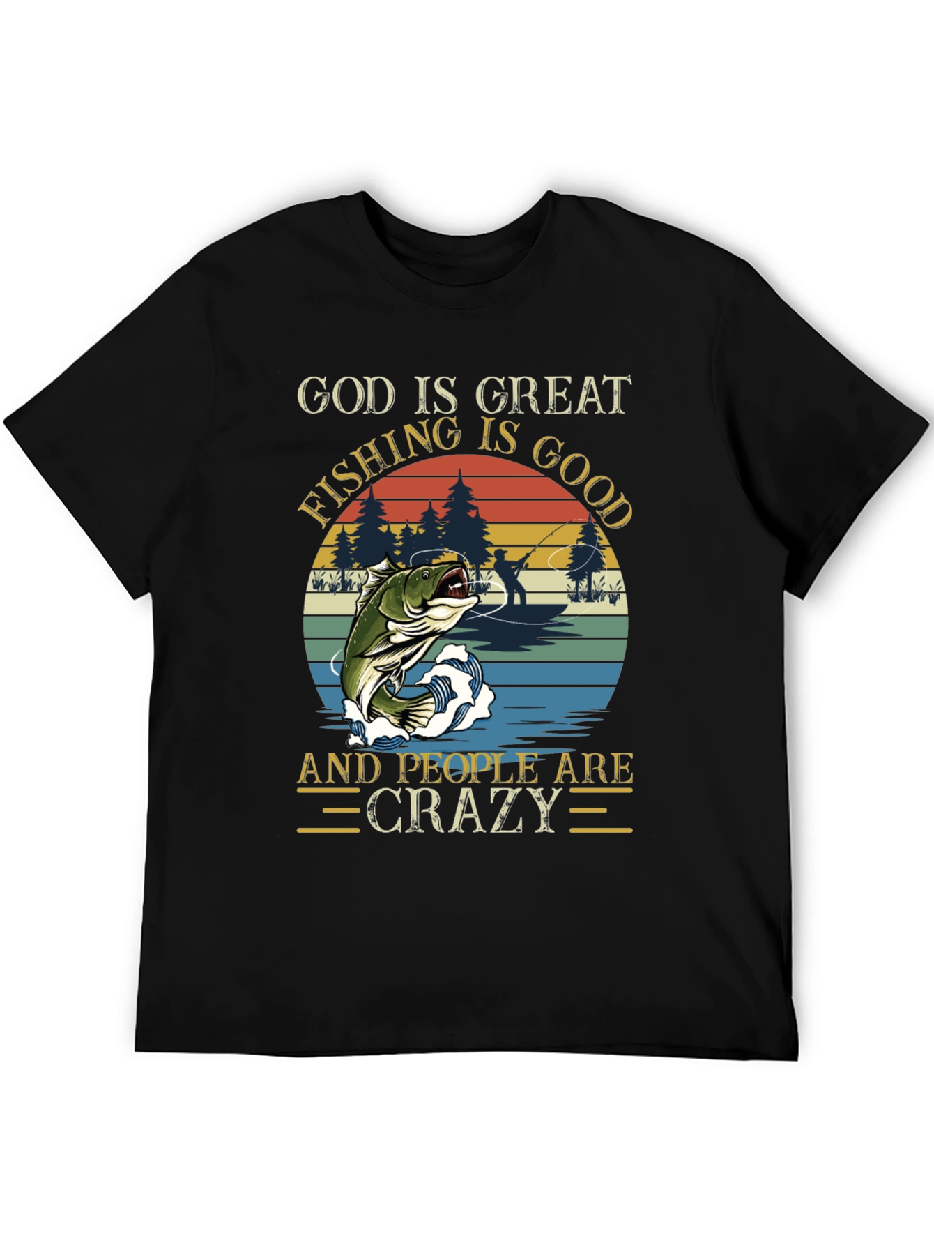 God Is Great Fishing T-Shirt