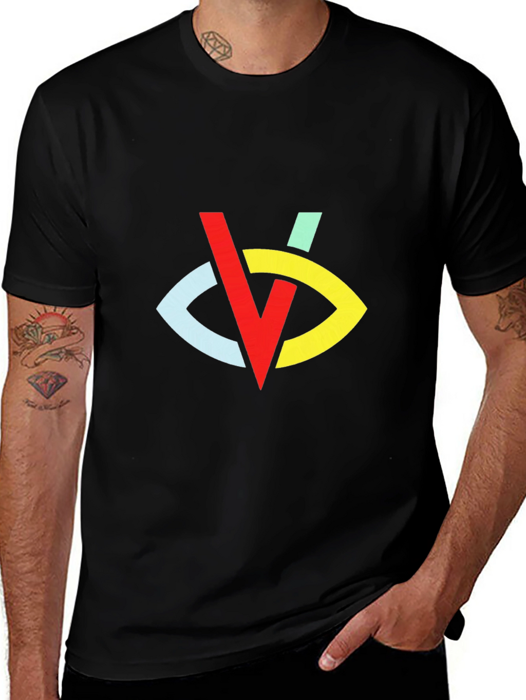 Abstract Graphic Tee - Stylish & Unique Design
