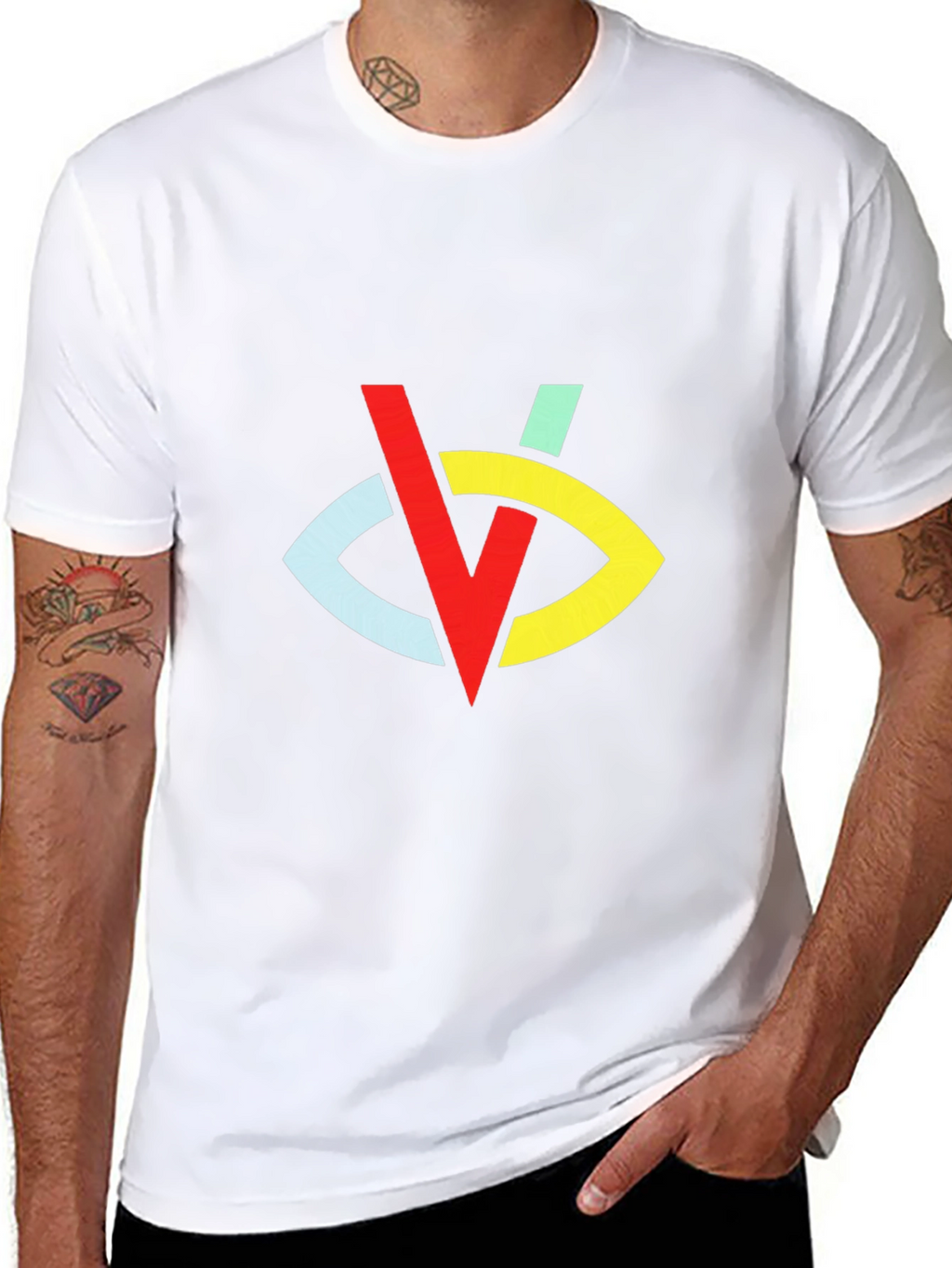 Abstract Graphic Tee - Stylish & Unique Design