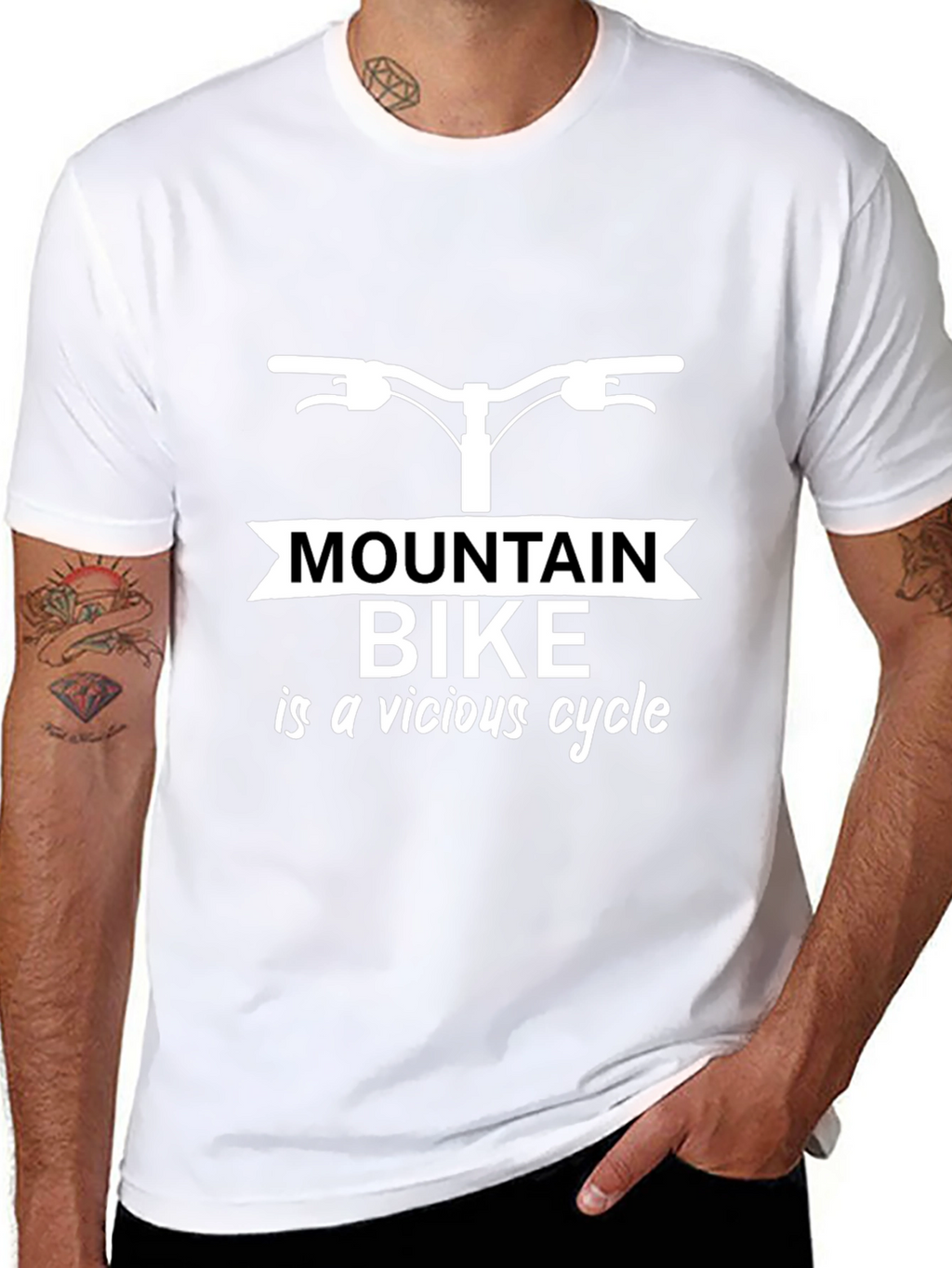 Mountain Bike Vicious Cycle T-Shirt - Funny Biking Tee
