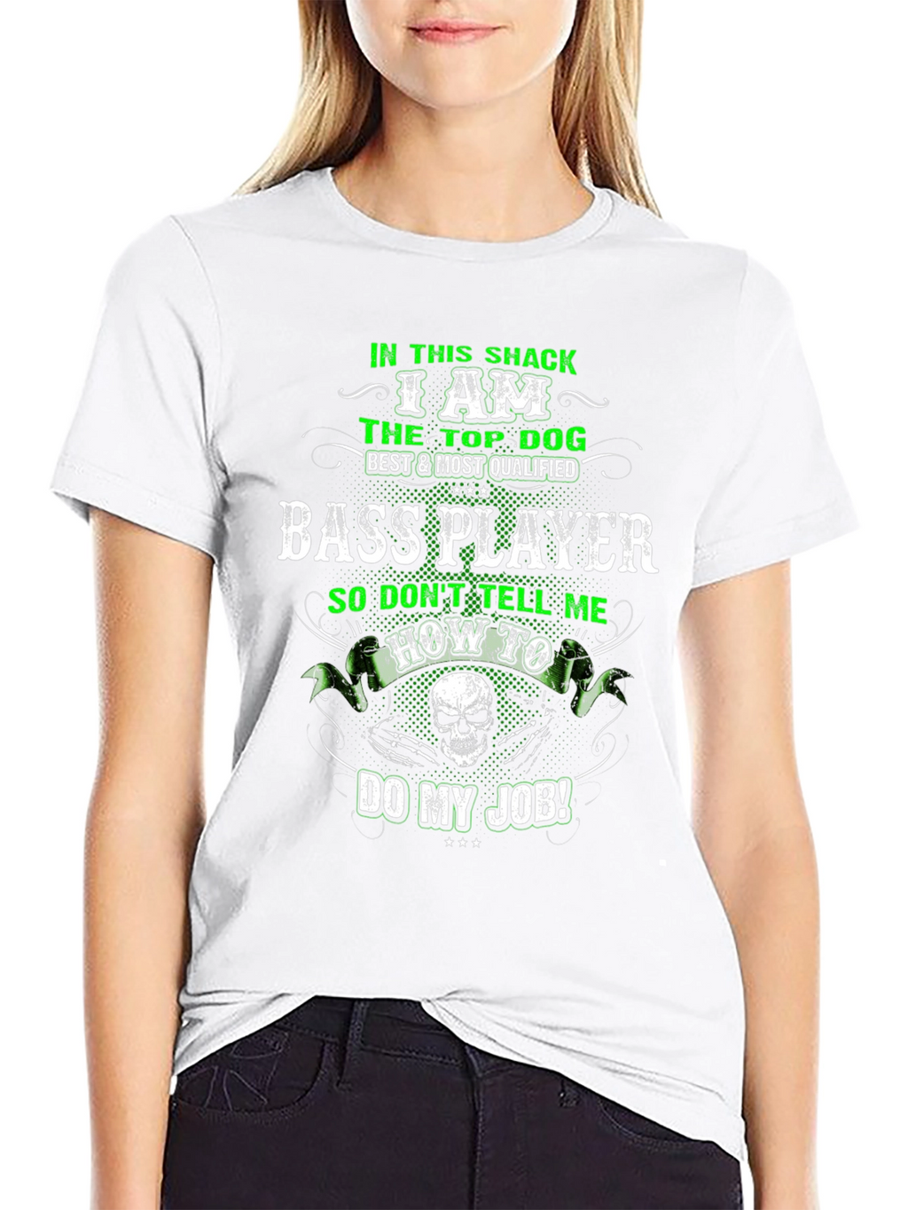 Bass Player T-Shirt - Top Dog Design