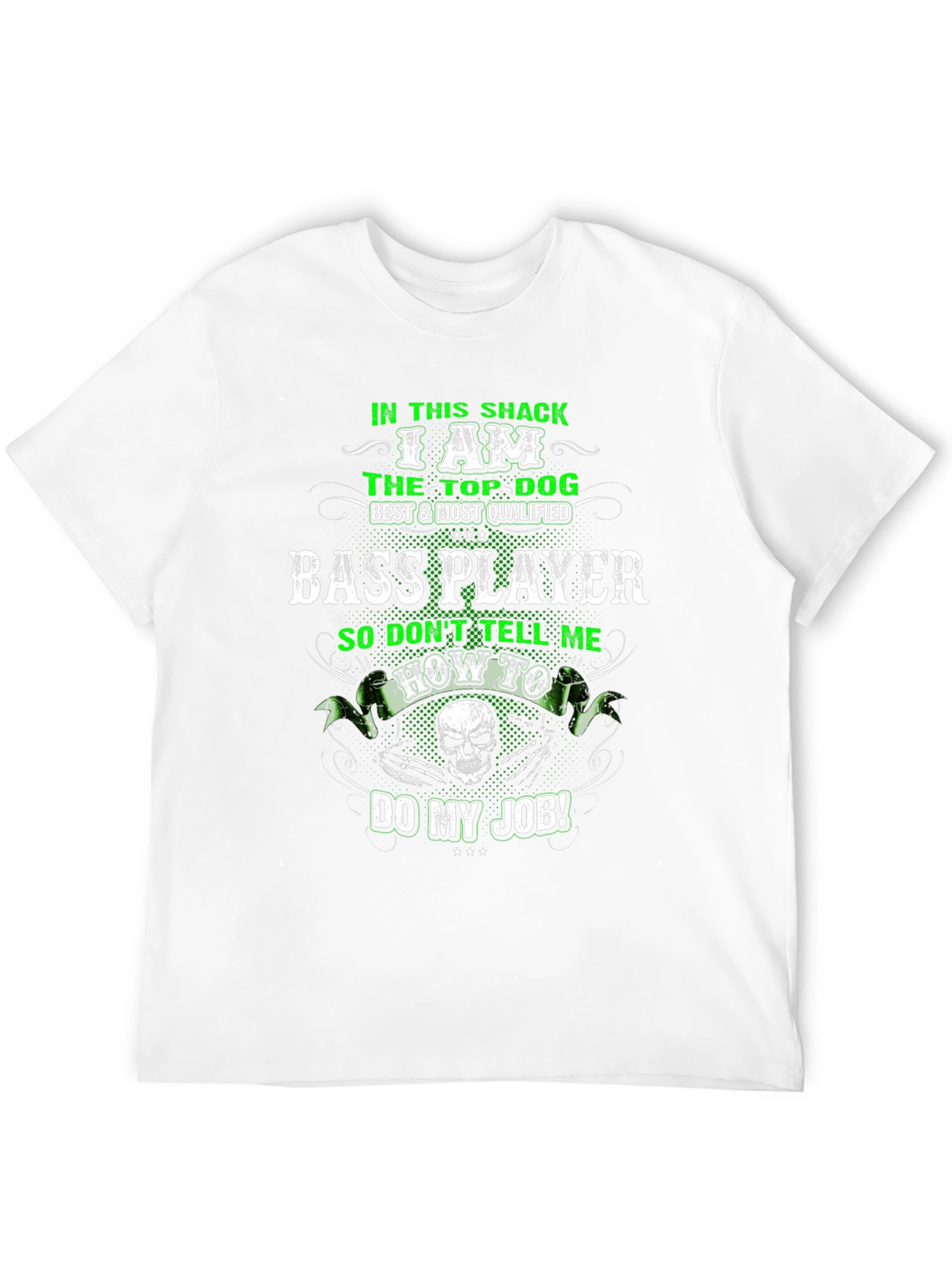 Bass Player T-Shirt - Top Dog Design