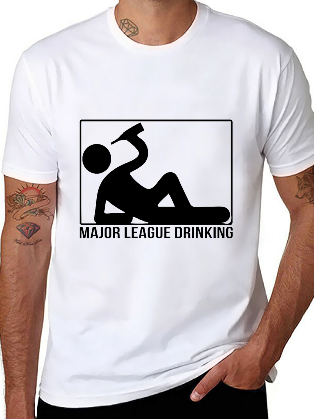 Major League Drinking Black T-Shirt