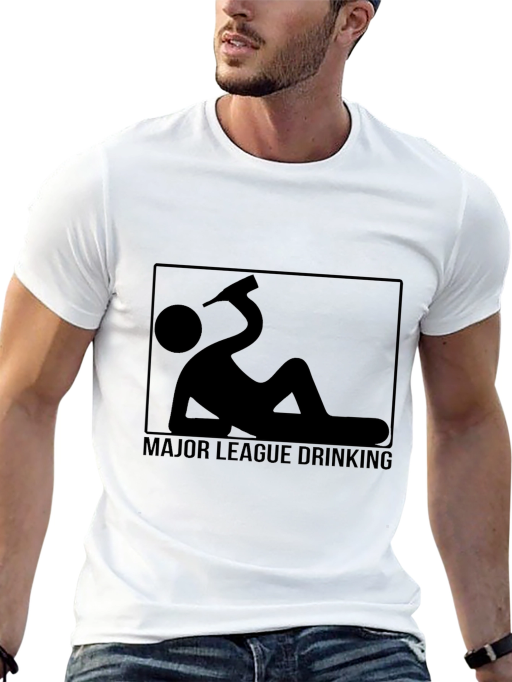 Major League Drinking Black T-Shirt