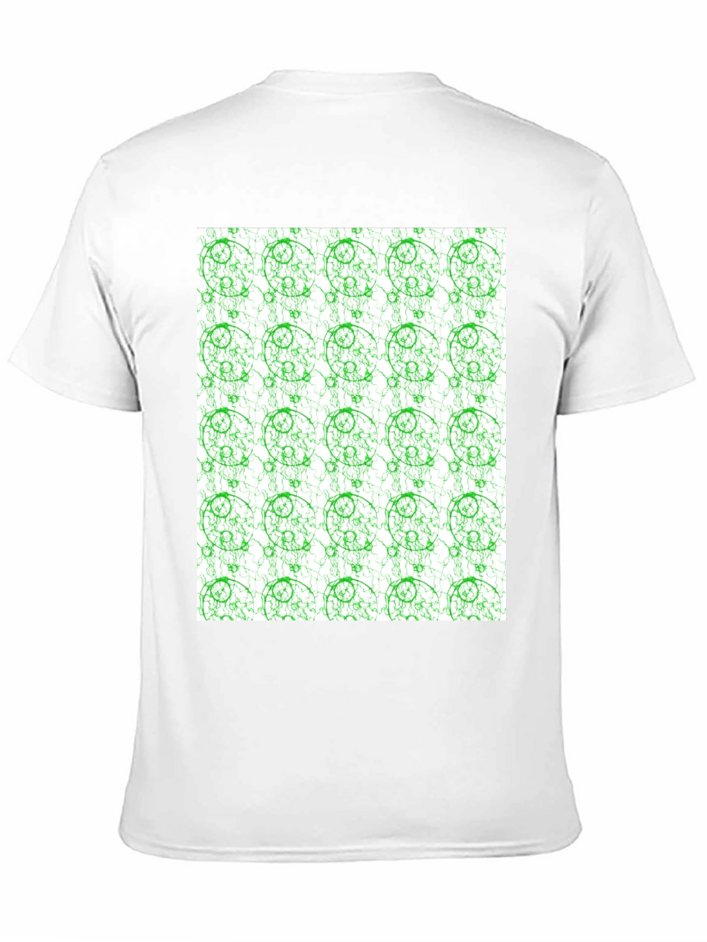 Sci-Fi Gallifreyan T-Shirt Green Pattern