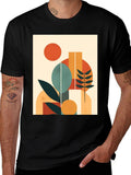 Modern Abstract Graphic T-Shirt