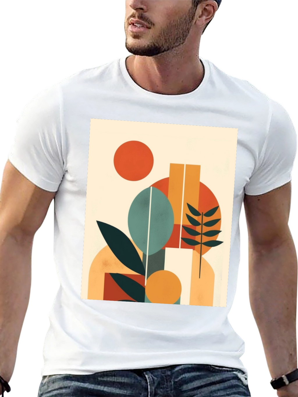Modern Abstract Graphic T-Shirt