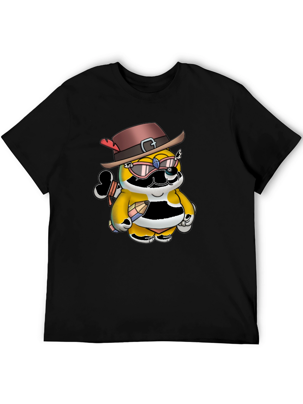 Cartoon Animal Graphic T-Shirt