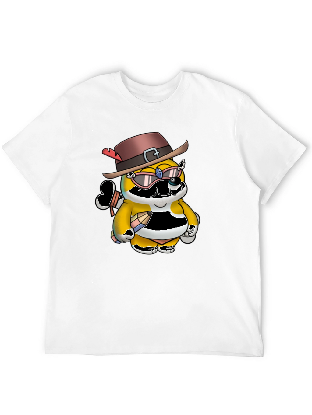 Cartoon Animal Graphic T-Shirt