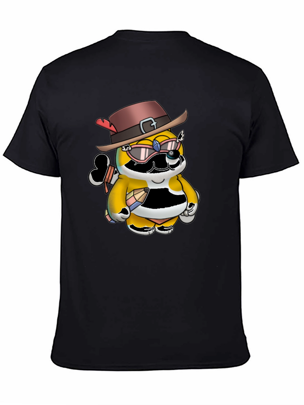 Cartoon Animal Graphic T-Shirt