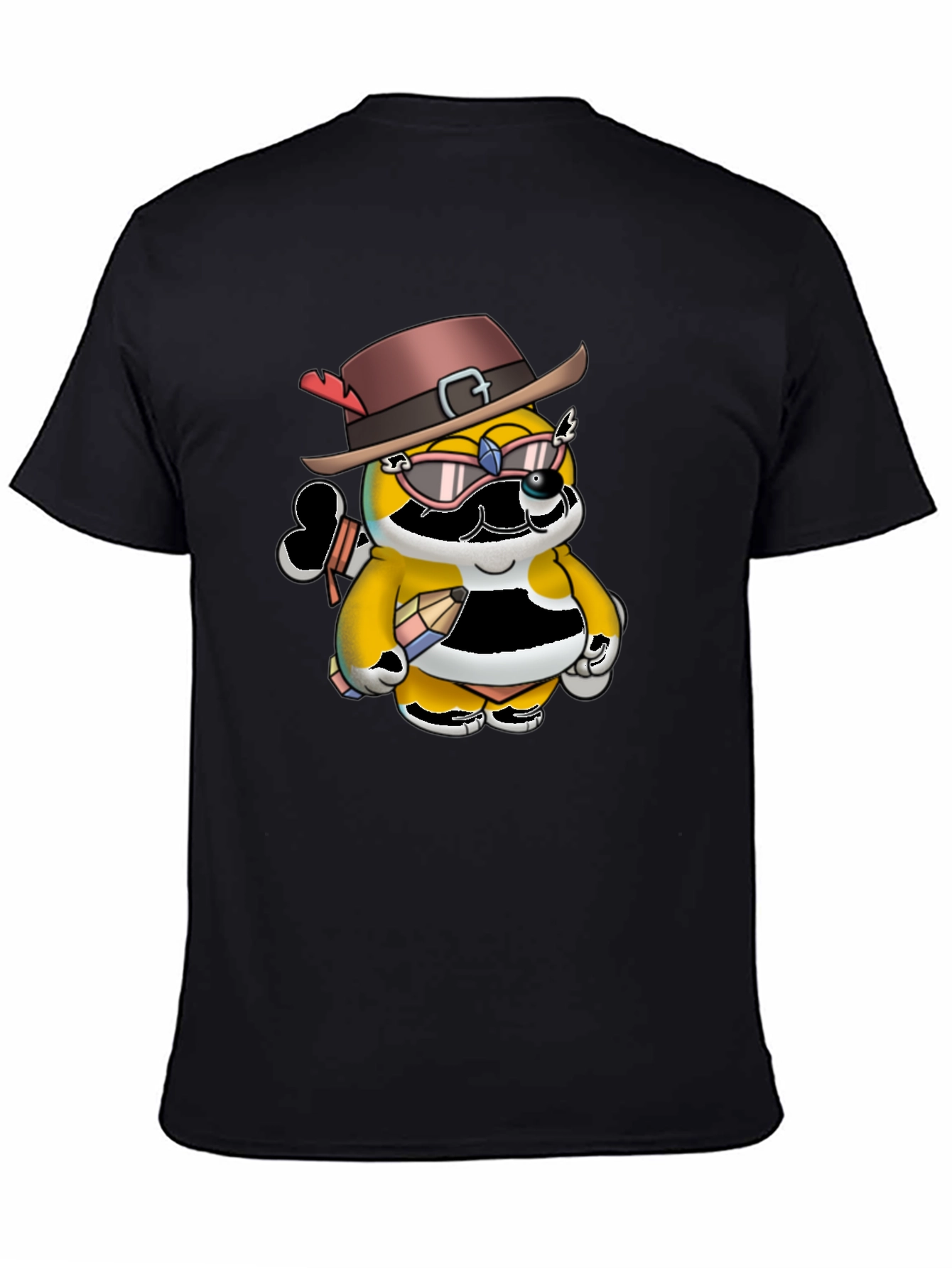 Cartoon Animal Graphic T-Shirt