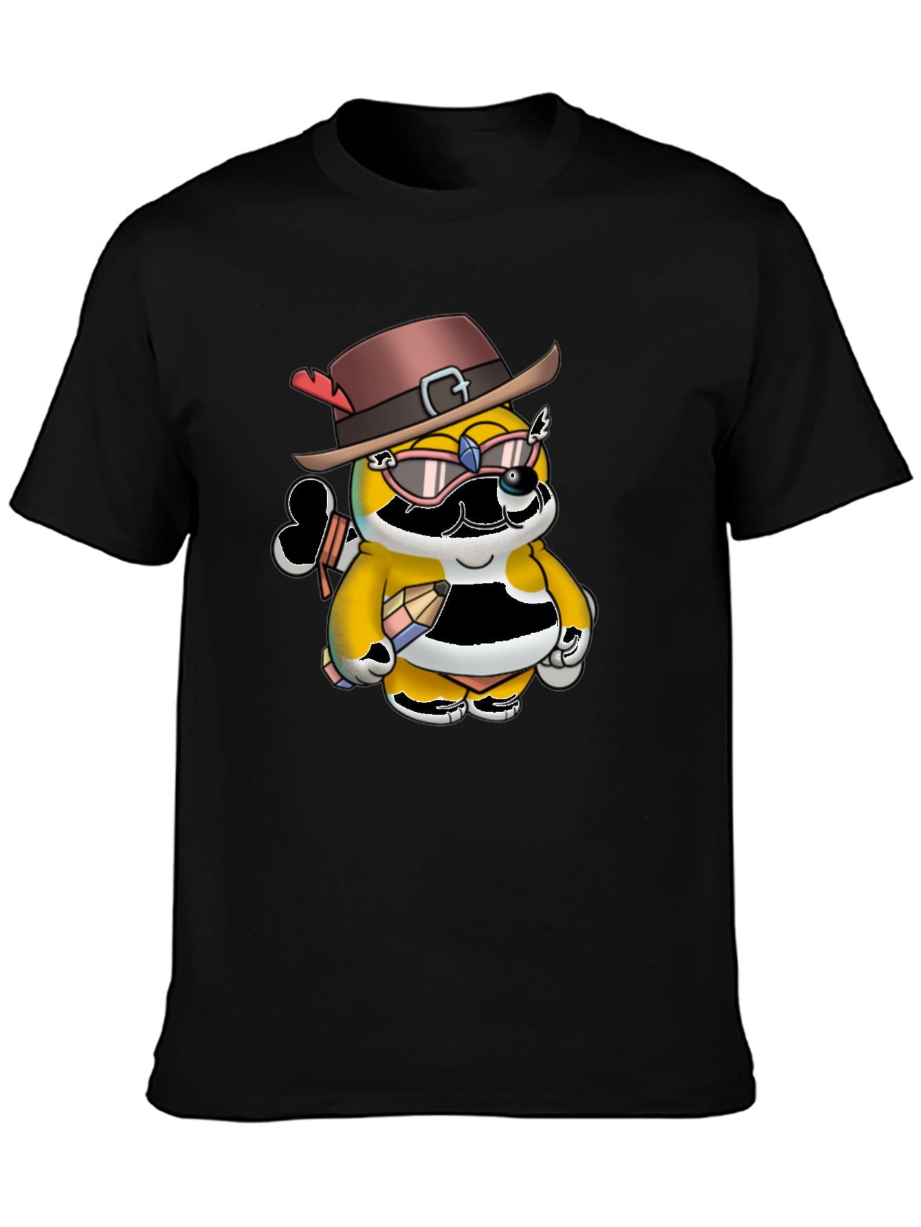 Cartoon Animal Graphic T-Shirt