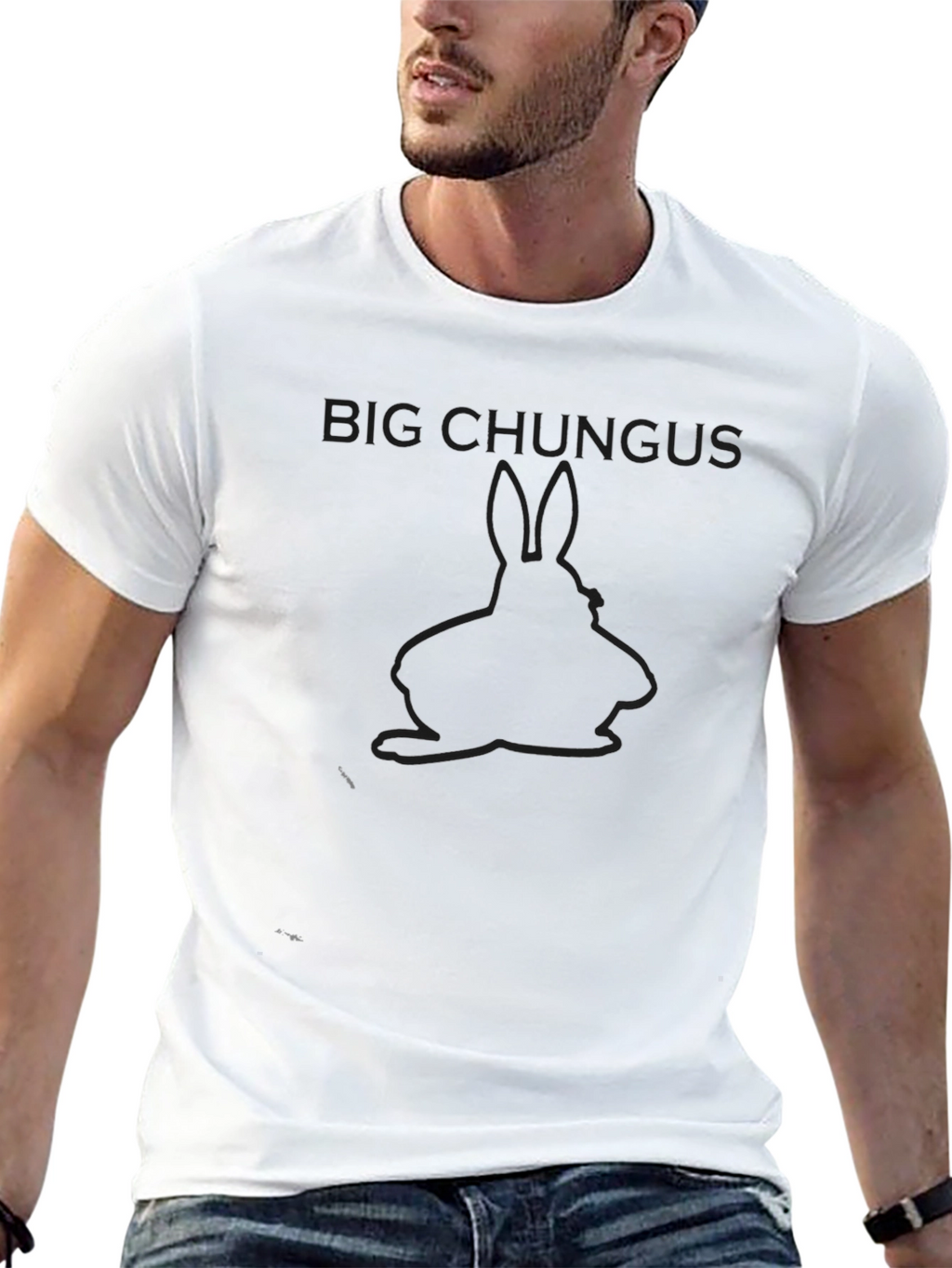 Big Chungus Black T-Shirt