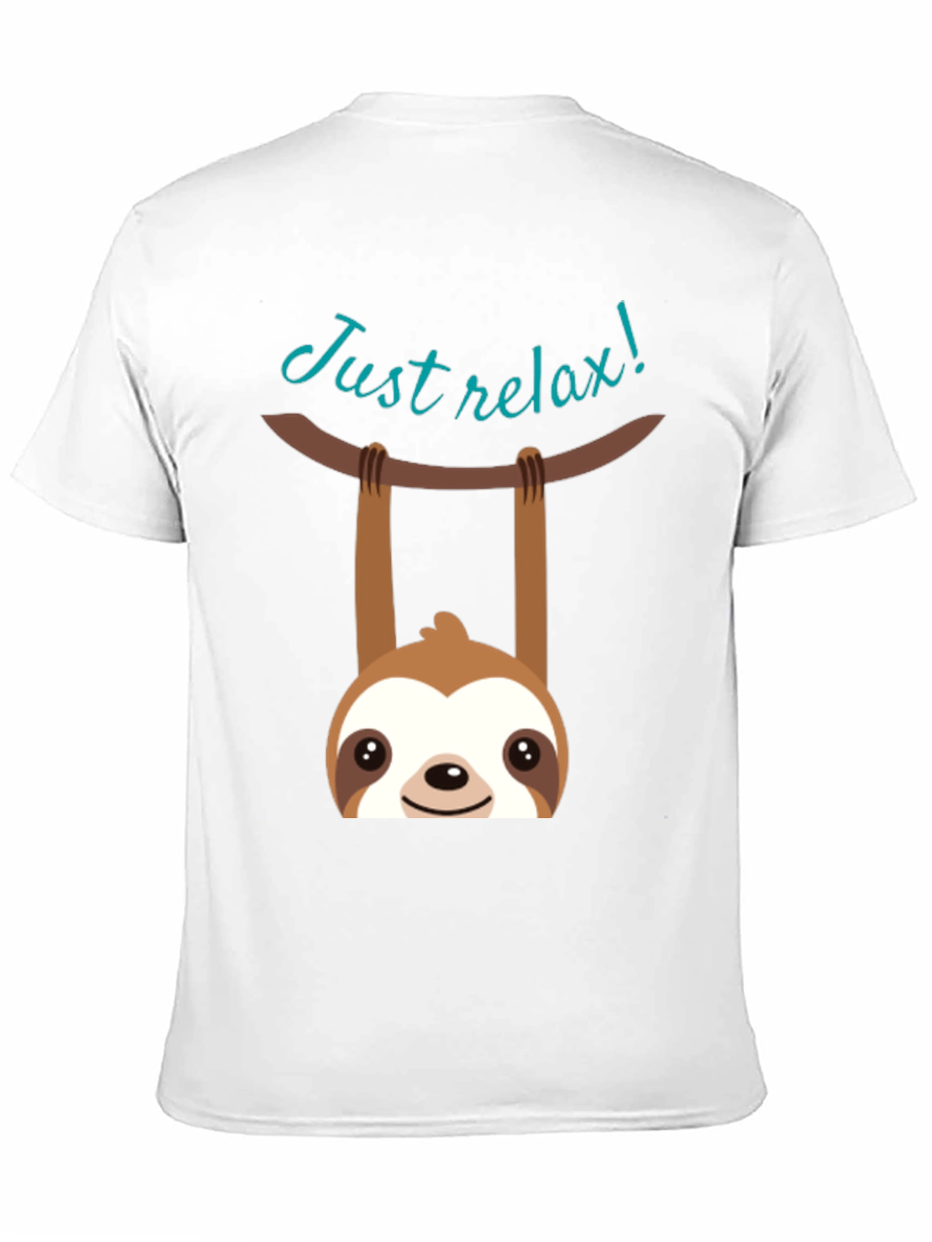 Just Relax Sloth Graphic Tee - Casual Comfort