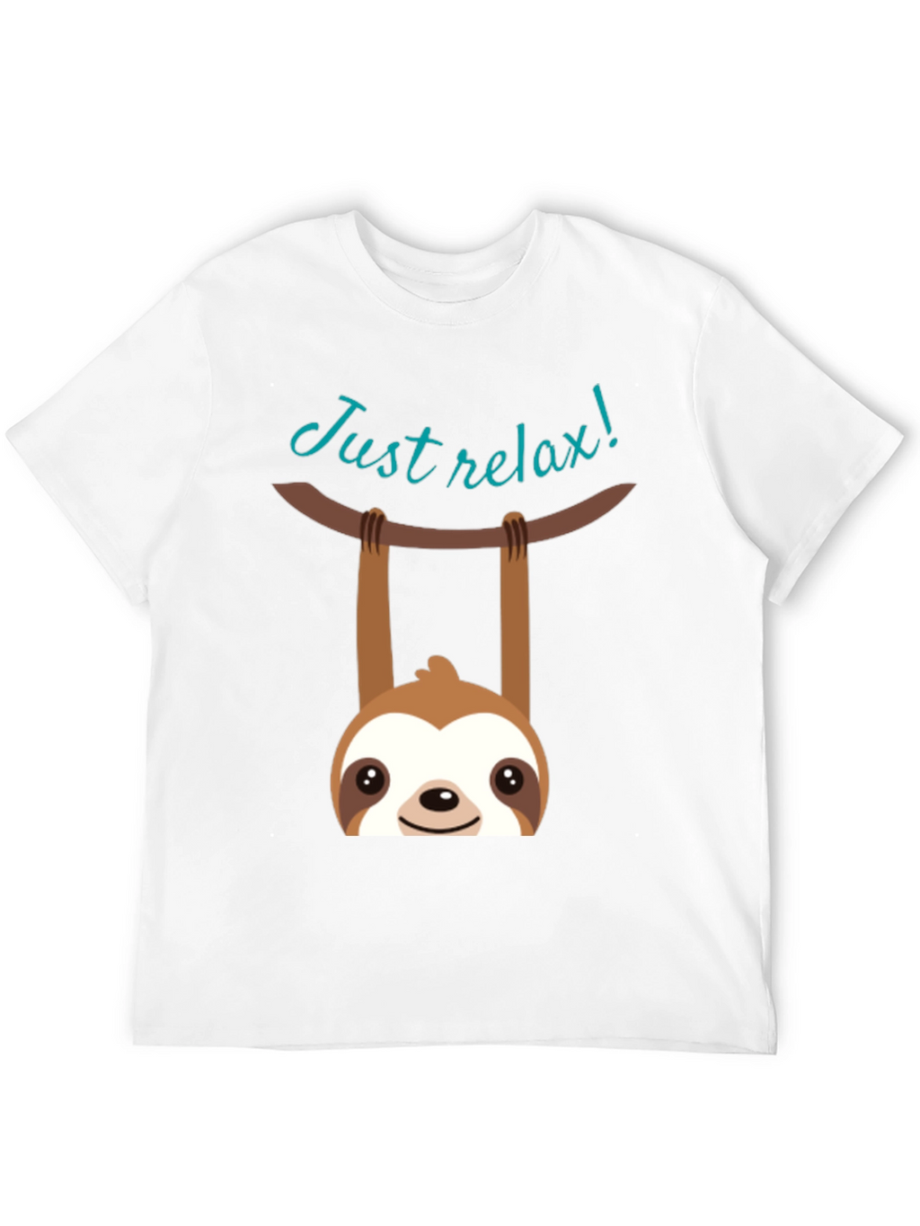 Just Relax Sloth Graphic Tee - Casual Comfort