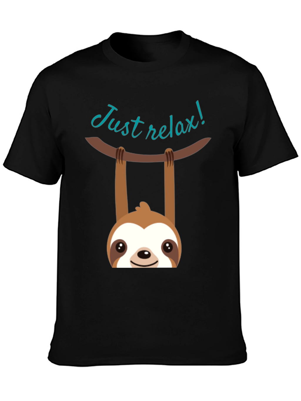 Just Relax Sloth Graphic Tee - Casual Comfort