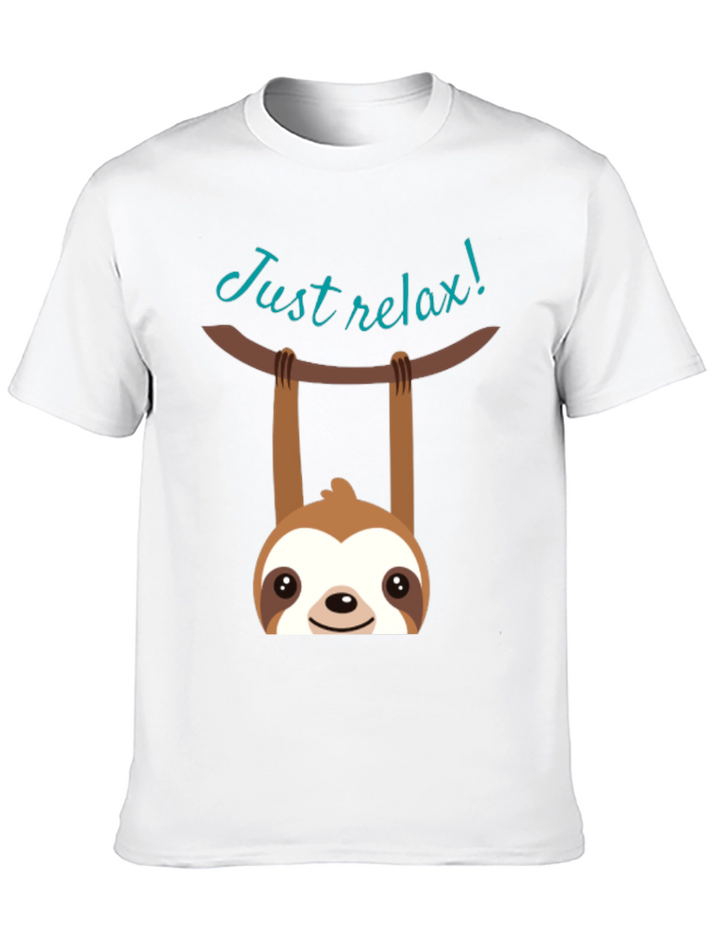 Just Relax Sloth Graphic Tee - Casual Comfort