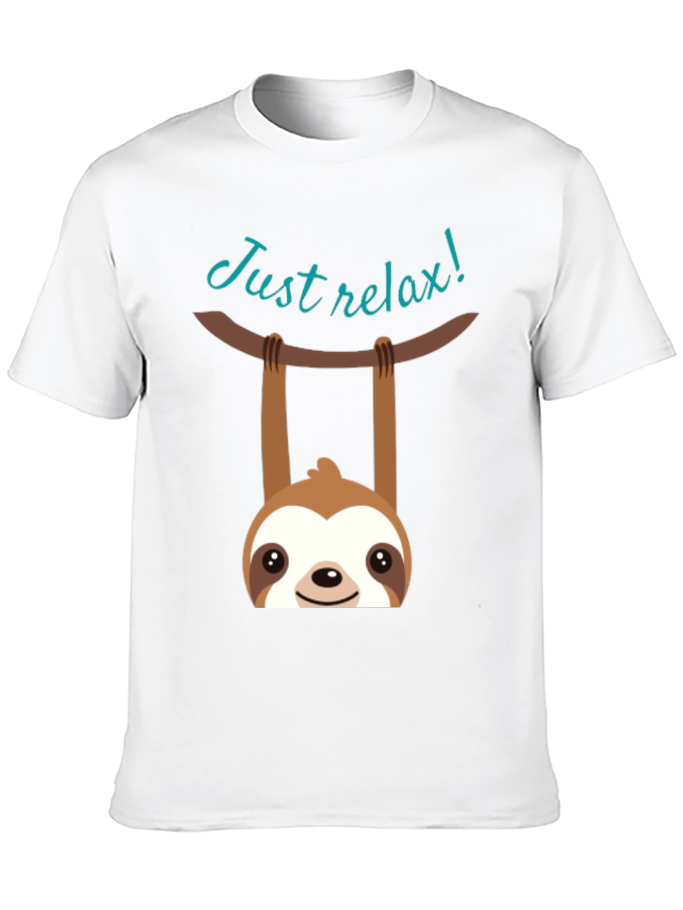Just Relax Sloth Graphic Tee - Casual Comfort
