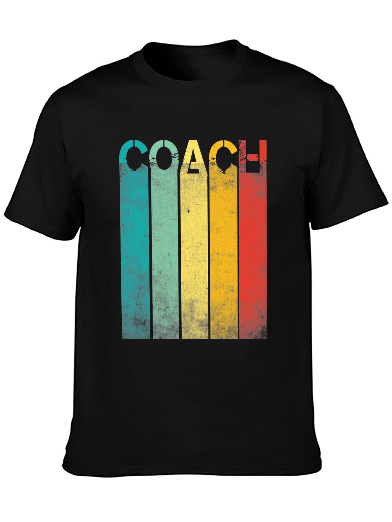 Retro Coach T-Shirt - Vintage Striped Design