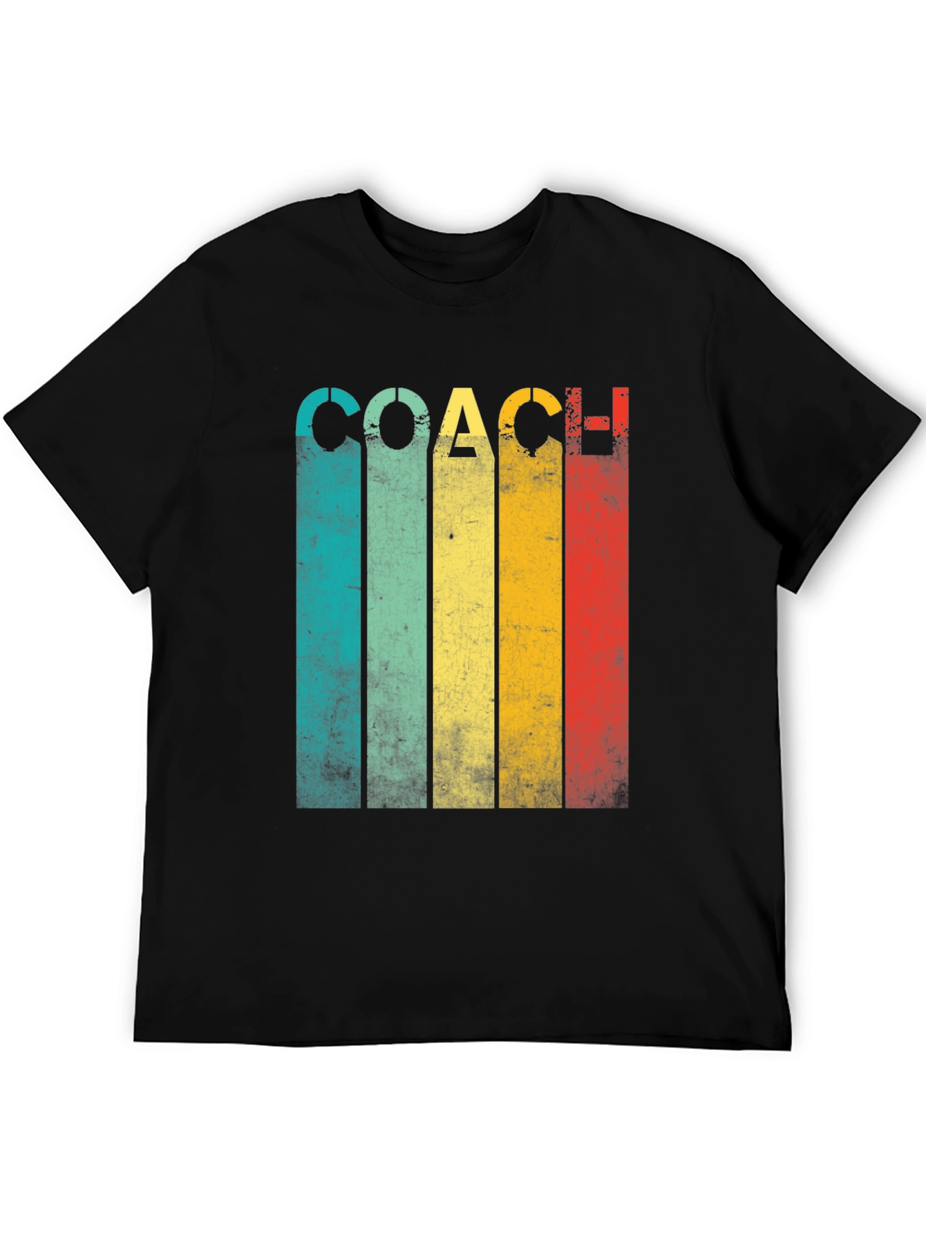 Retro Coach T-Shirt - Vintage Striped Design