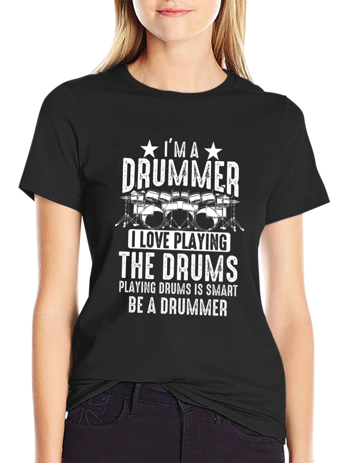 Im a Drummer T-Shirt: Music Lover Tee
