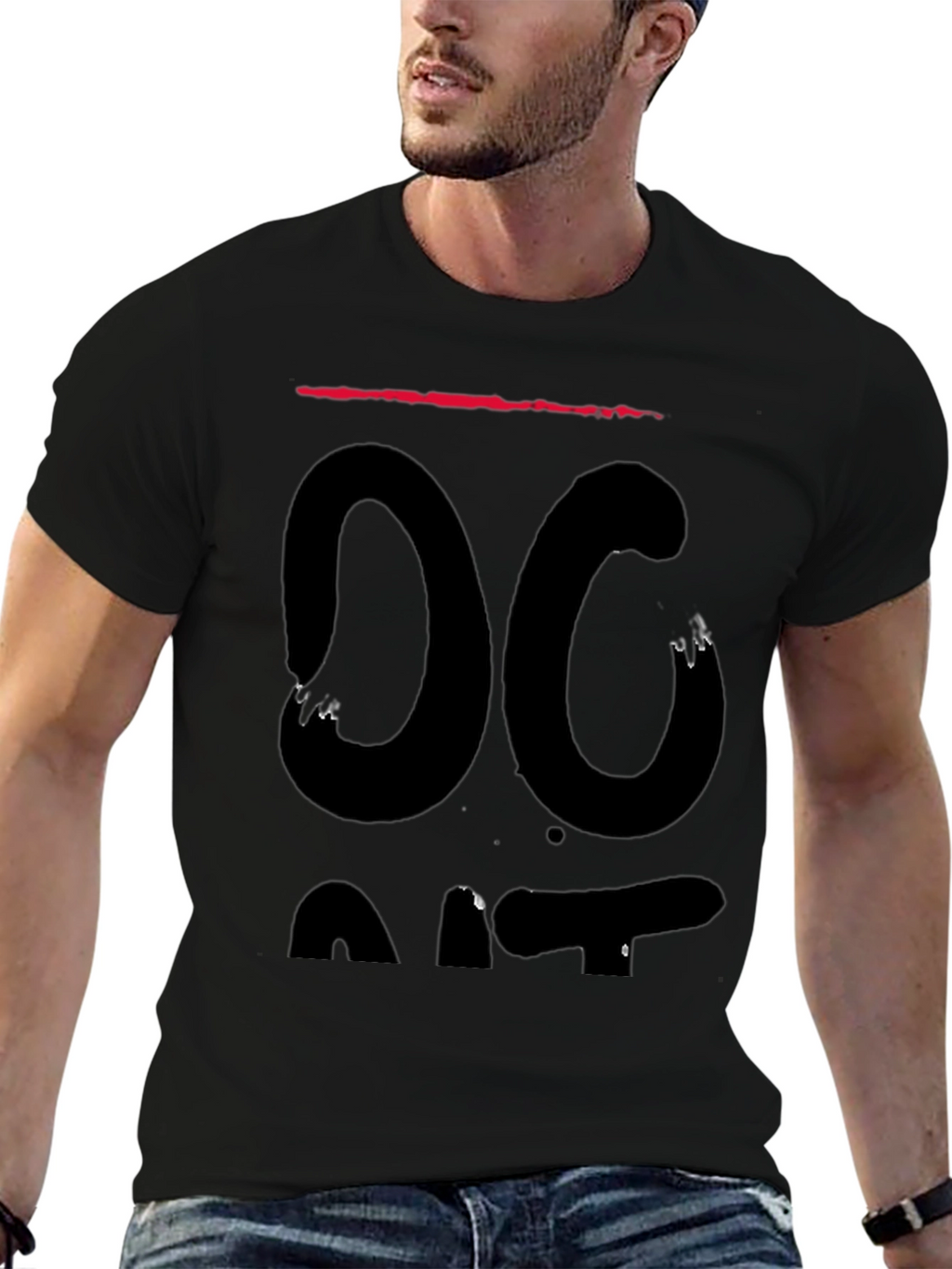 OG CAT Black Graphic Tee