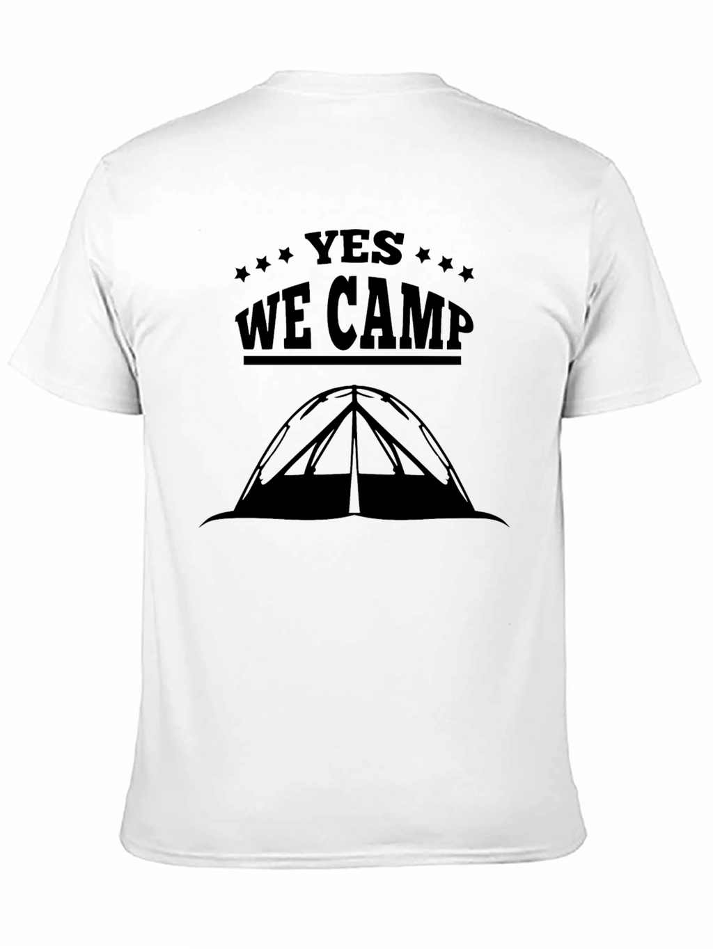 Yes We Camp Black T-Shirt
