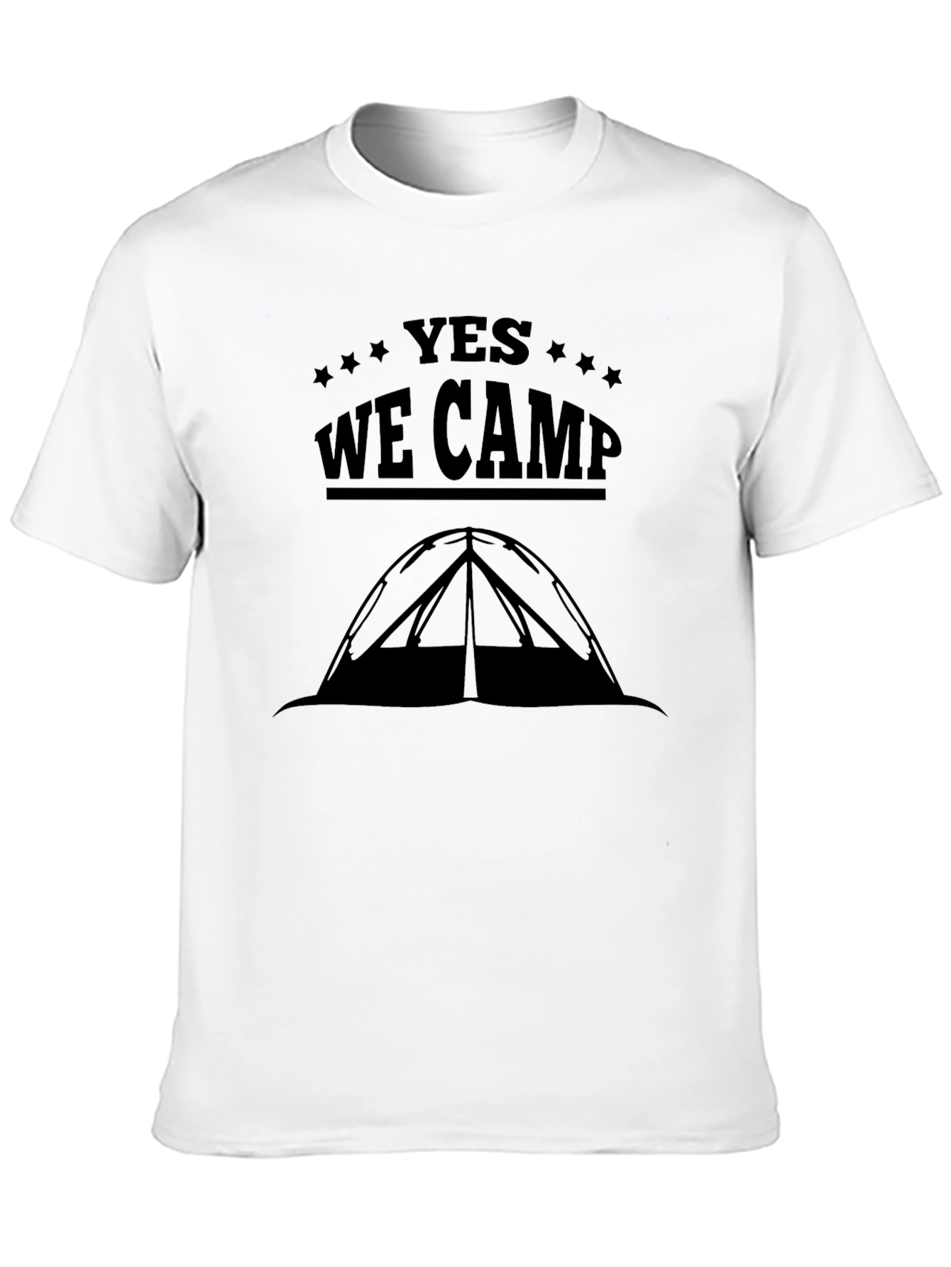 Yes We Camp Black T-Shirt