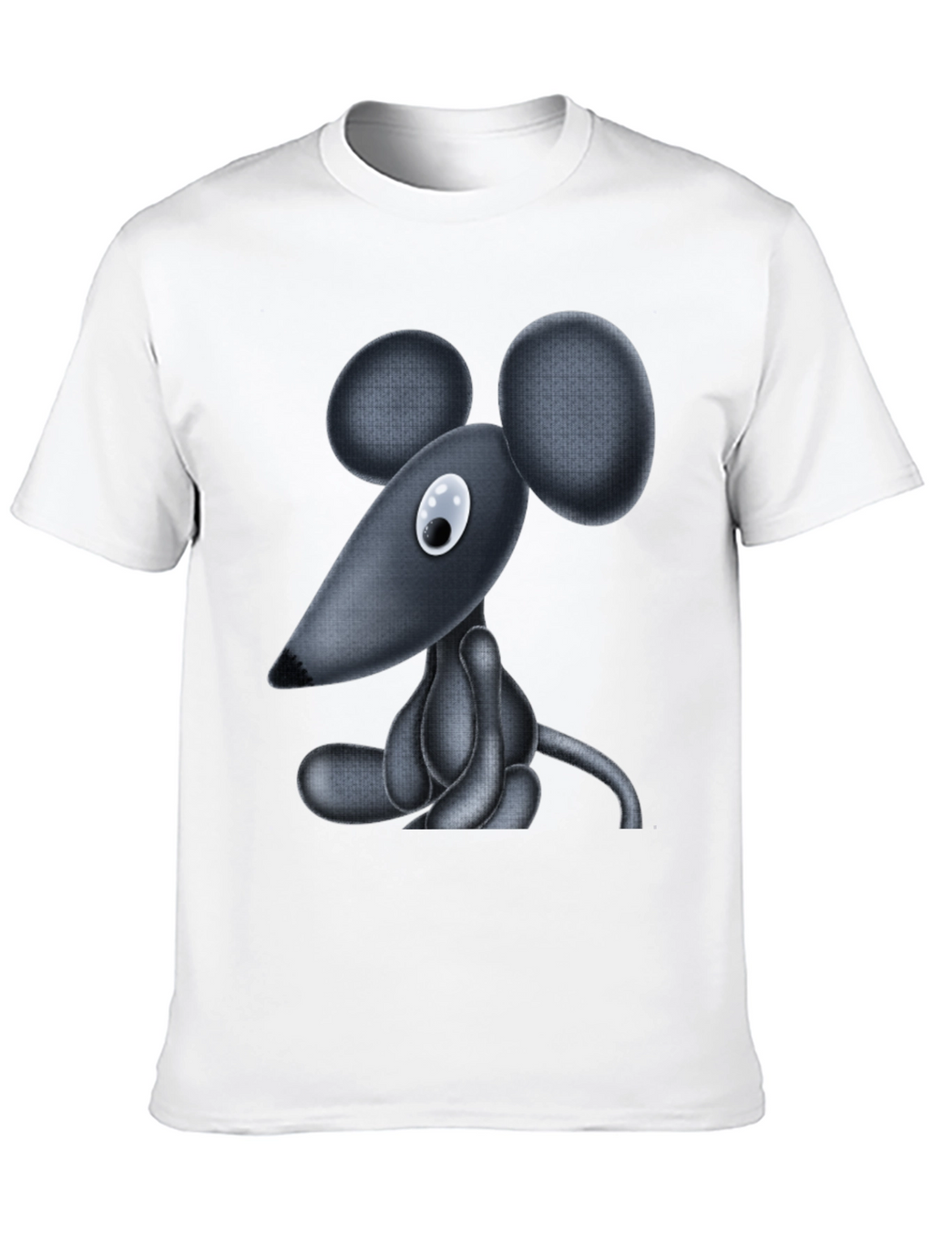 Cartoon Mouse Graphic T-Shirt