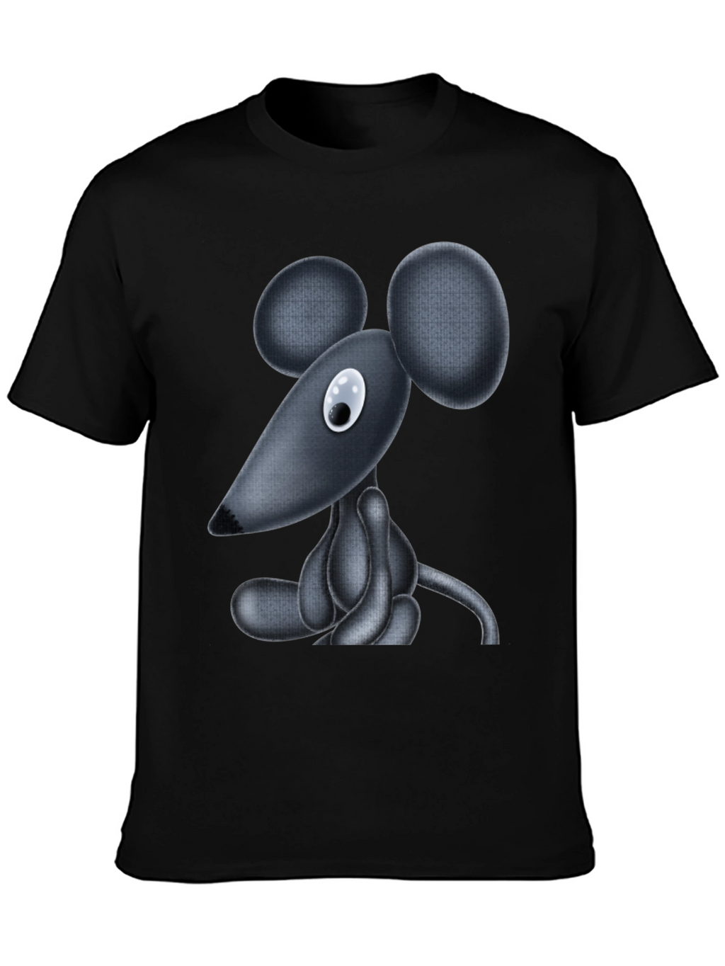 Cartoon Mouse Graphic T-Shirt