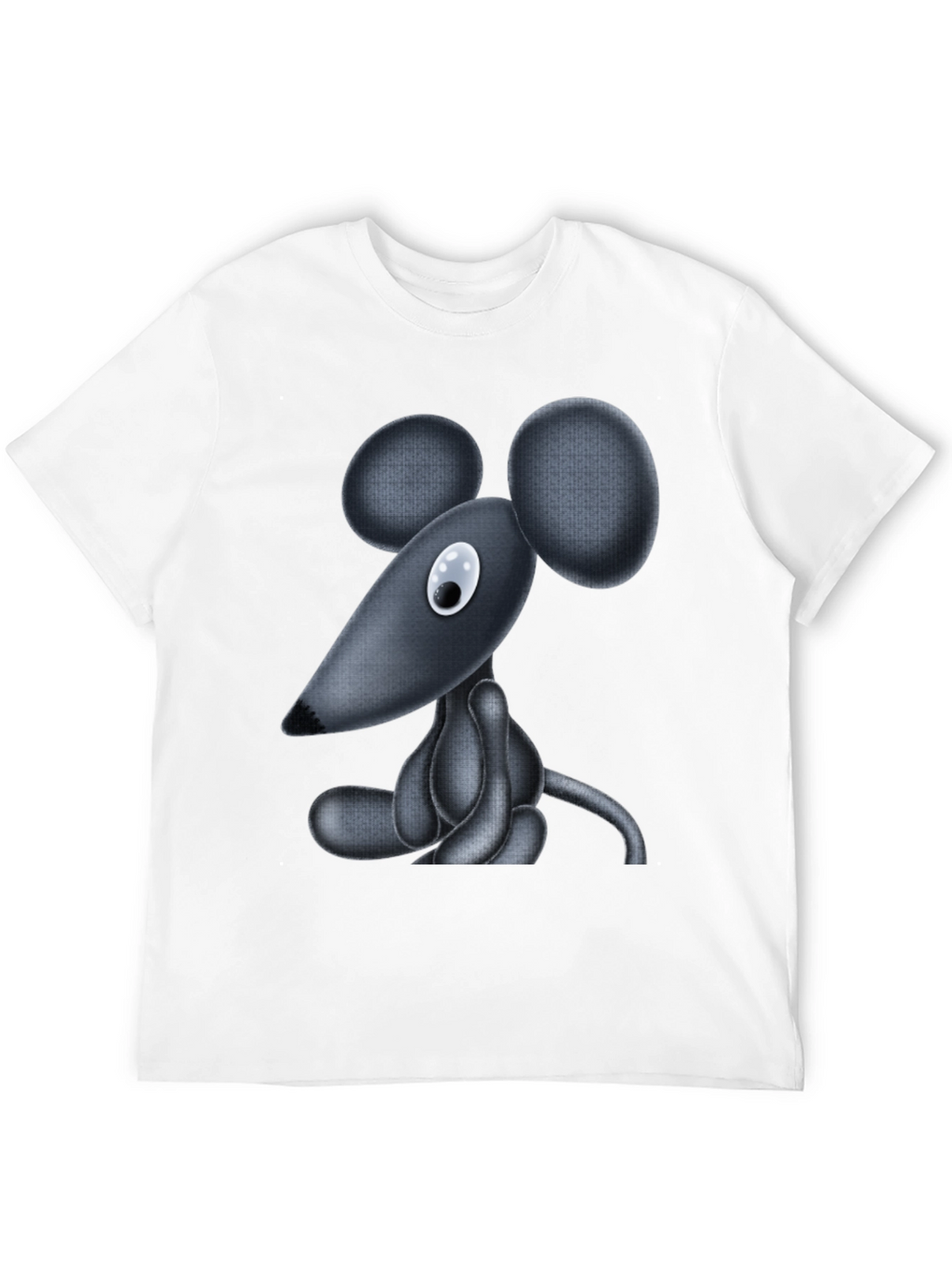 Cartoon Mouse Graphic T-Shirt