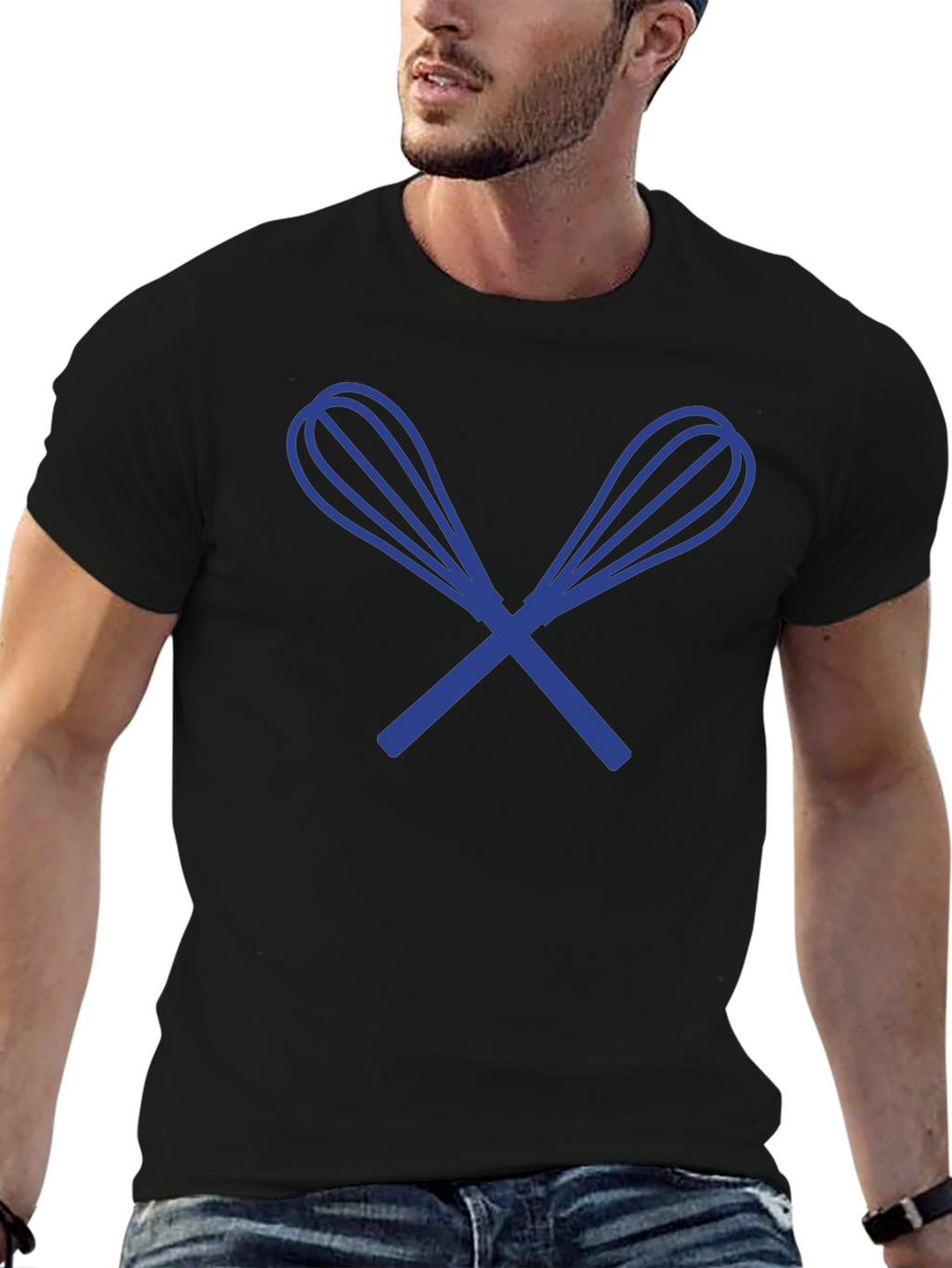 Chefs Whisk Graphic Tee - Black