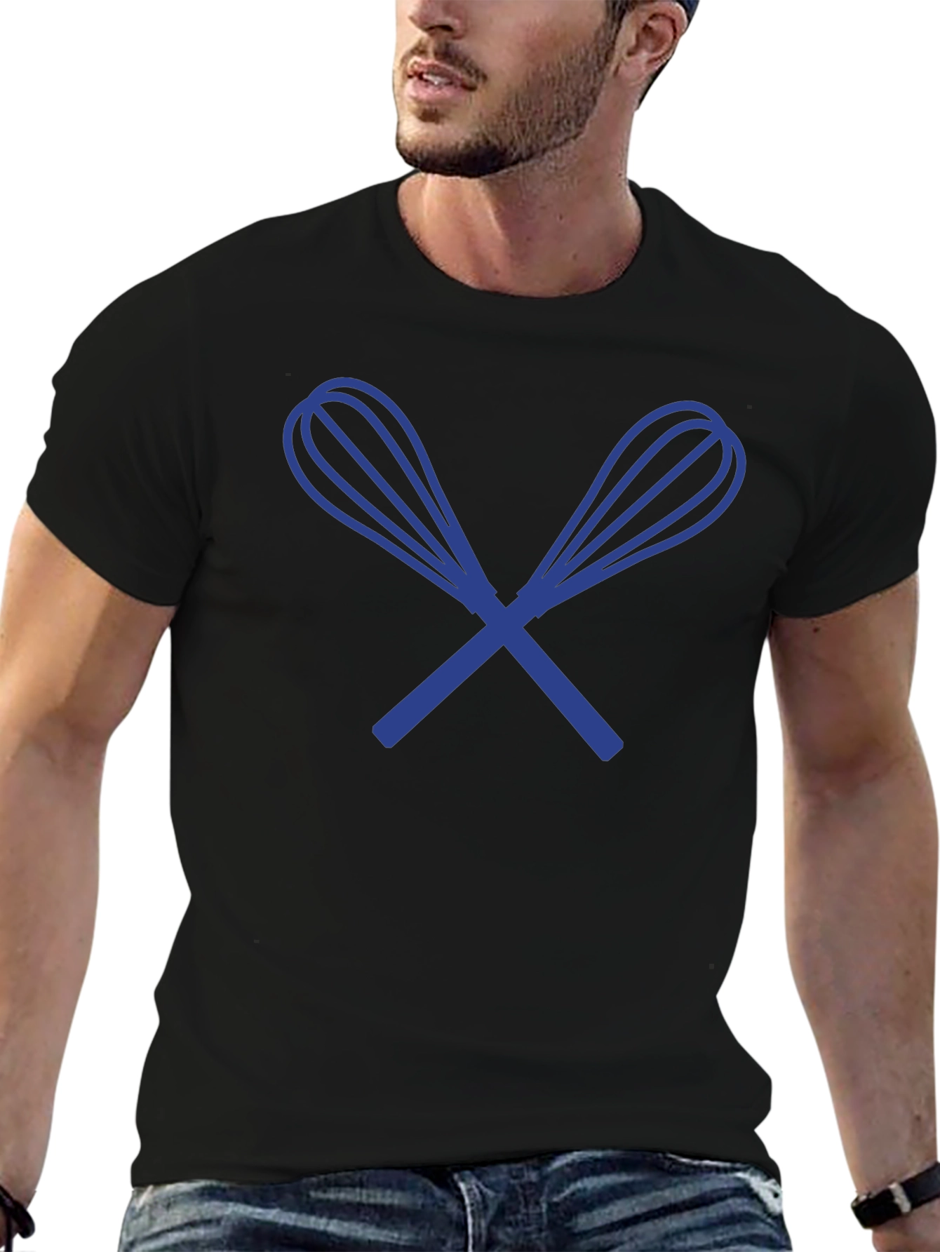 Chefs Whisk Graphic Tee - Black