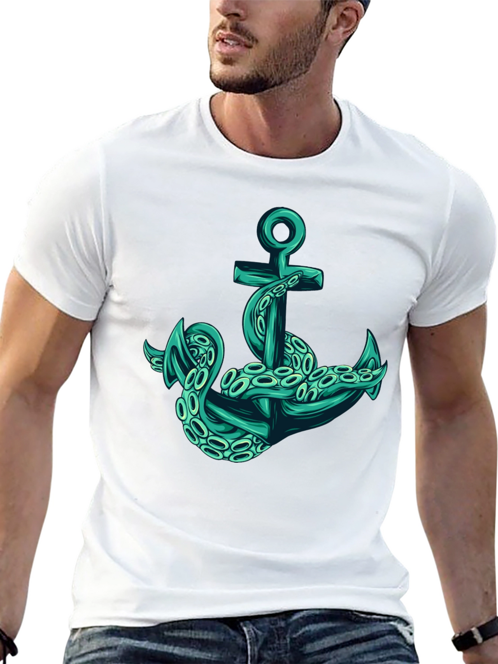 Anchor and Octopus T-Shirt