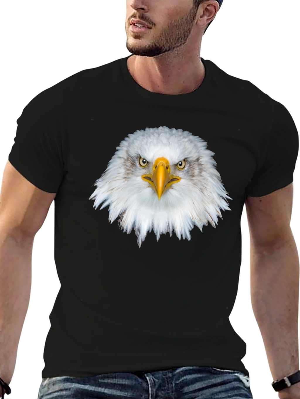 Bald Eagle Graphic Tee - Patriotic Style
