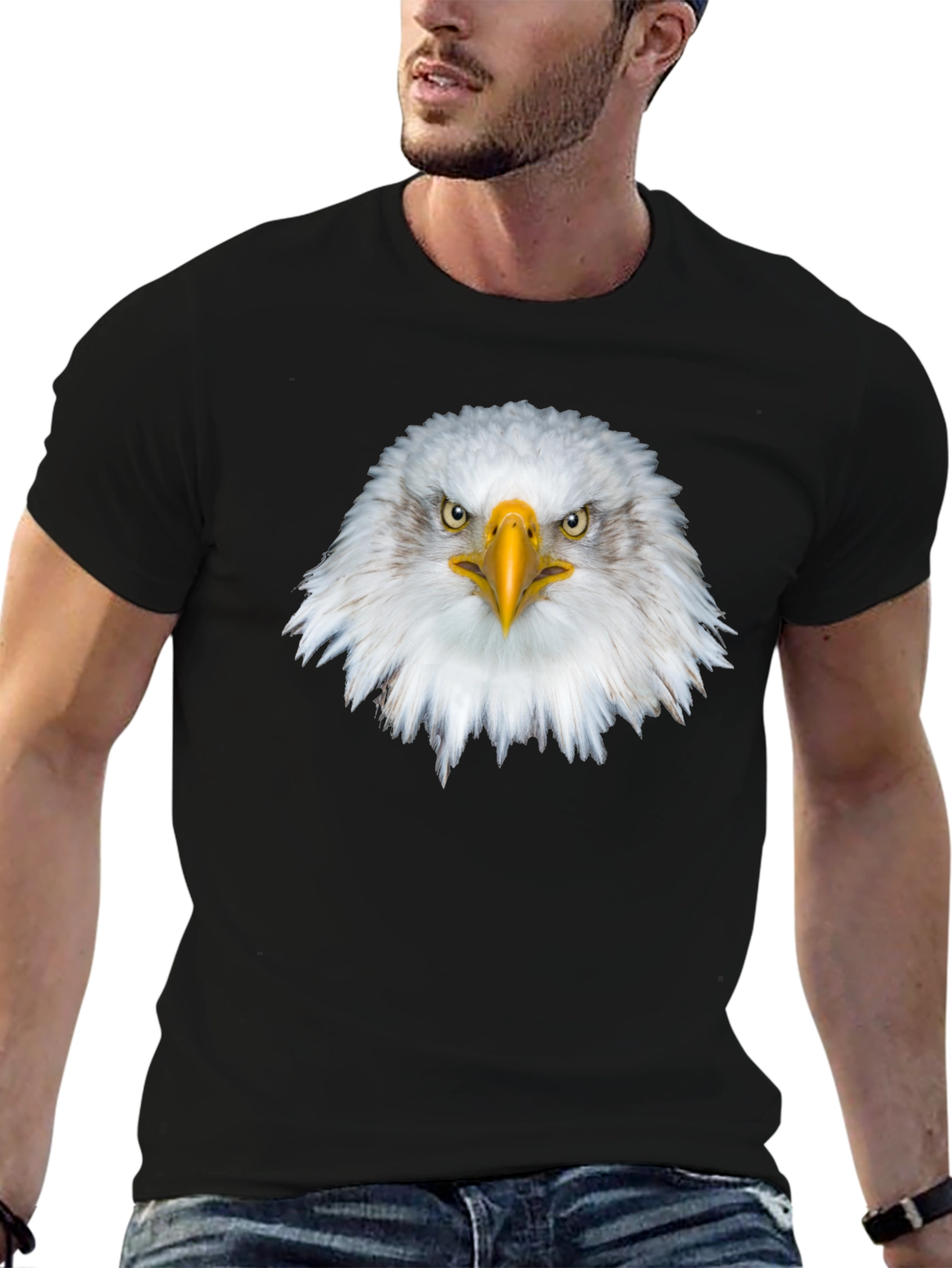 Bald Eagle Graphic Tee - Patriotic Style