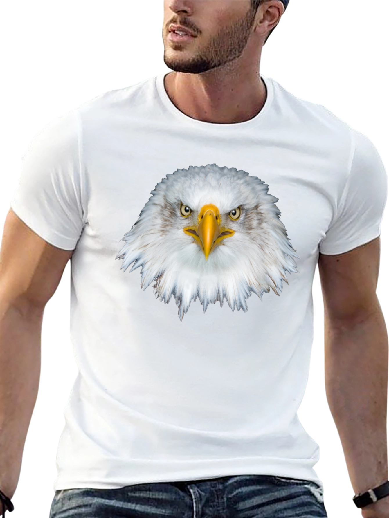 Bald Eagle Graphic Tee - Patriotic Style