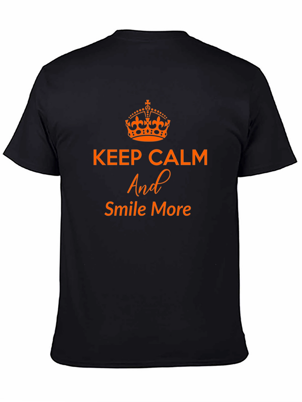 Keep Calm and Smile More Graphic Tee