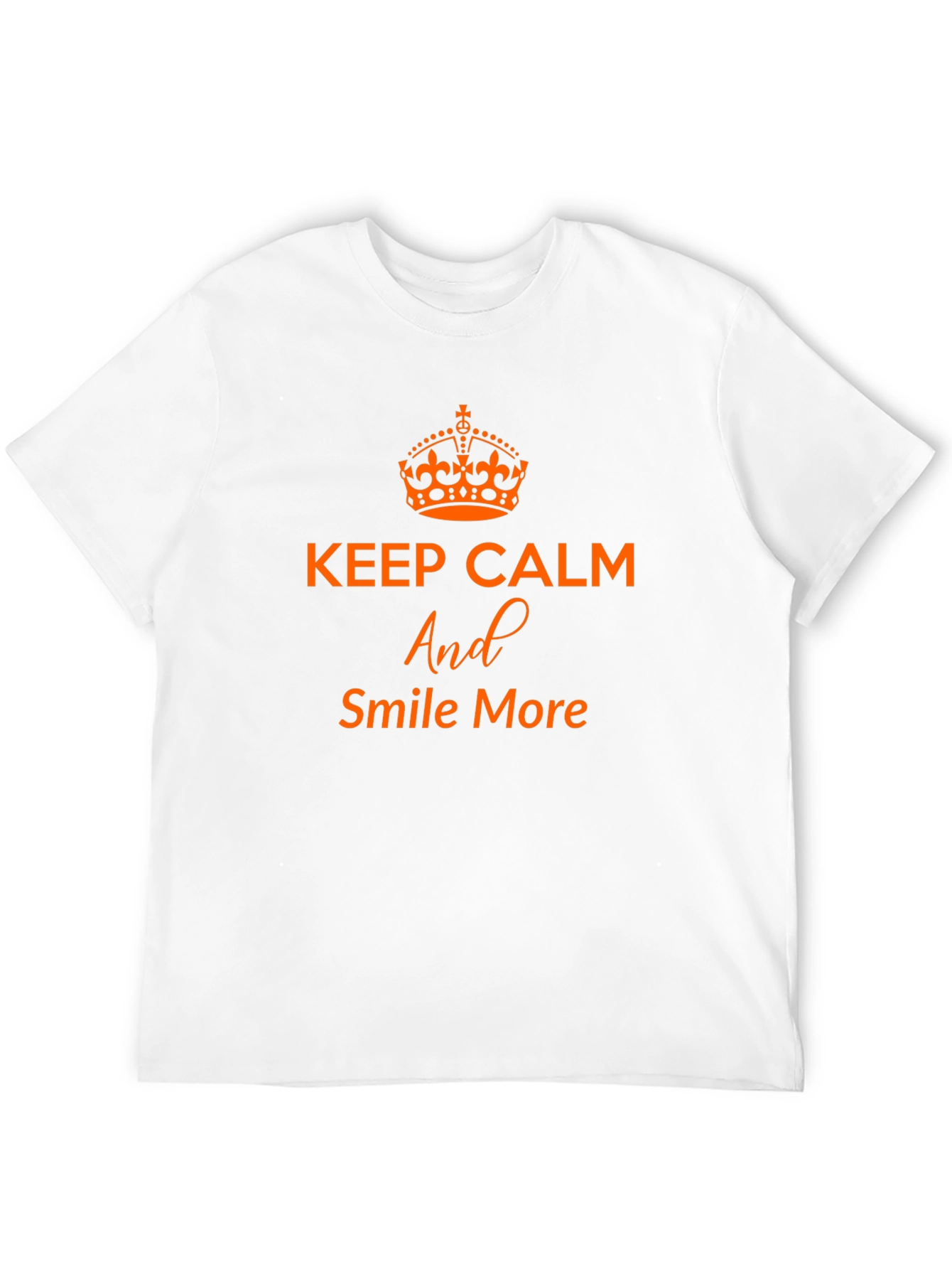 Keep Calm and Smile More Graphic Tee