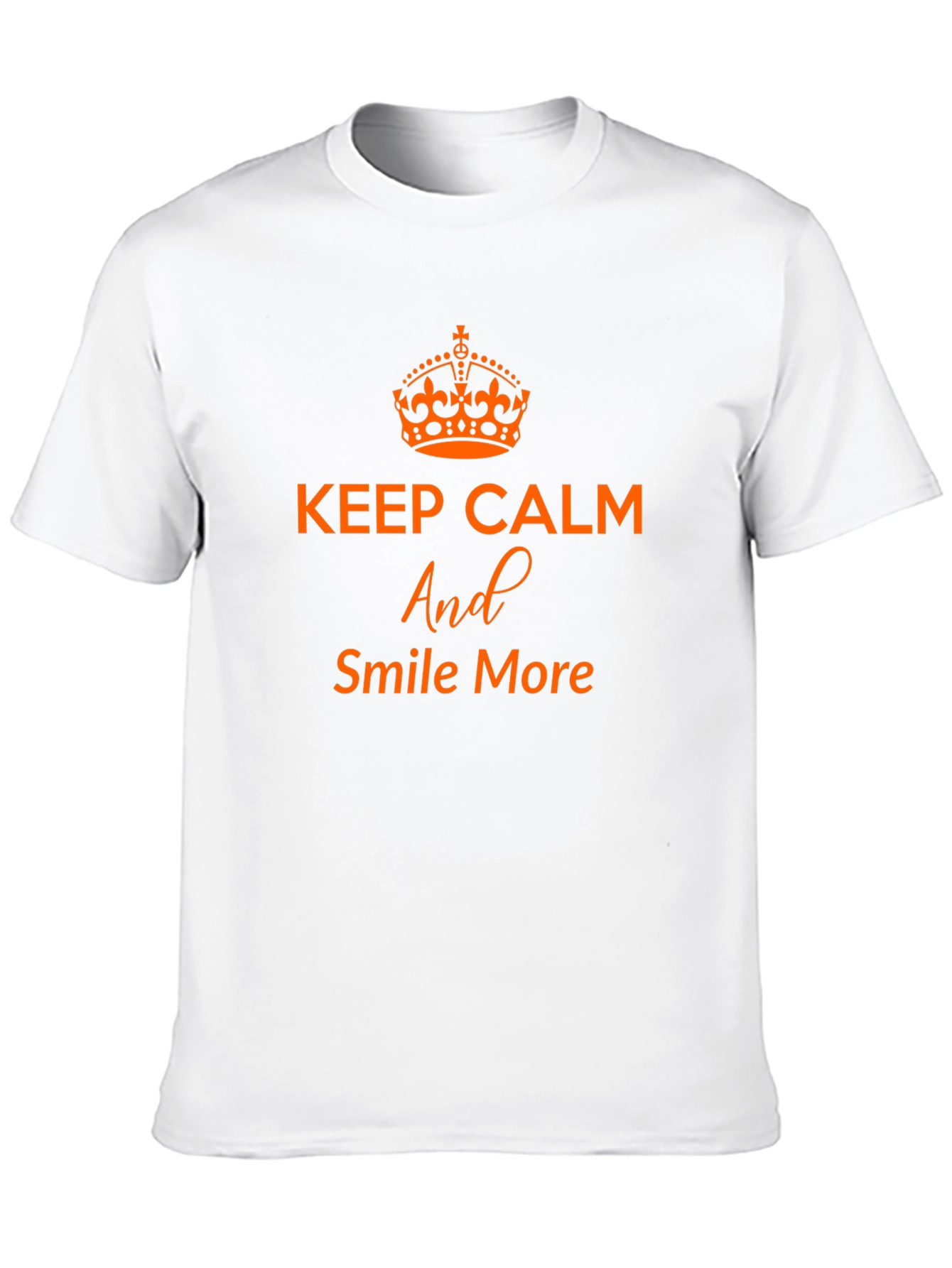 Keep Calm and Smile More Graphic Tee