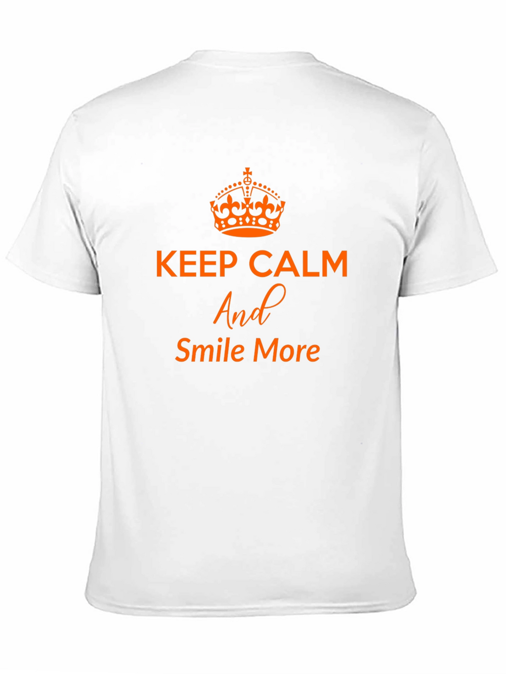 Keep Calm and Smile More Graphic Tee
