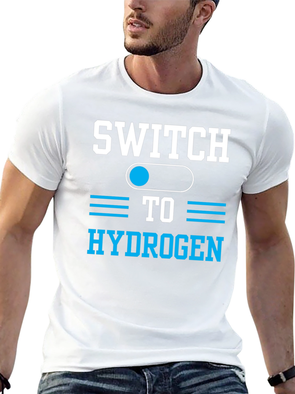 Switch to Hydrogen Graphic Tee - Eco-Friendly T-Shirt