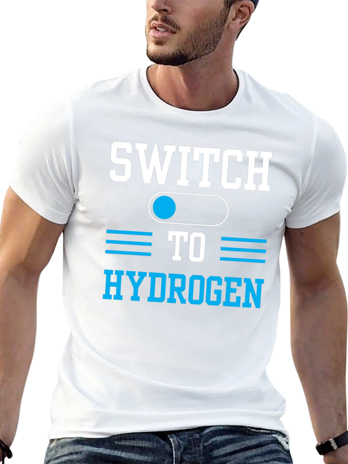 Switch to Hydrogen Graphic Tee - Eco-Friendly T-Shirt