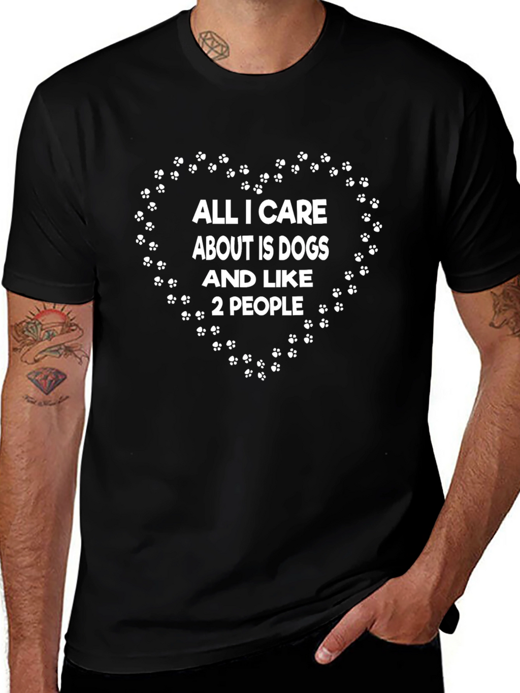 Dogs & 2 People Graphic Tee