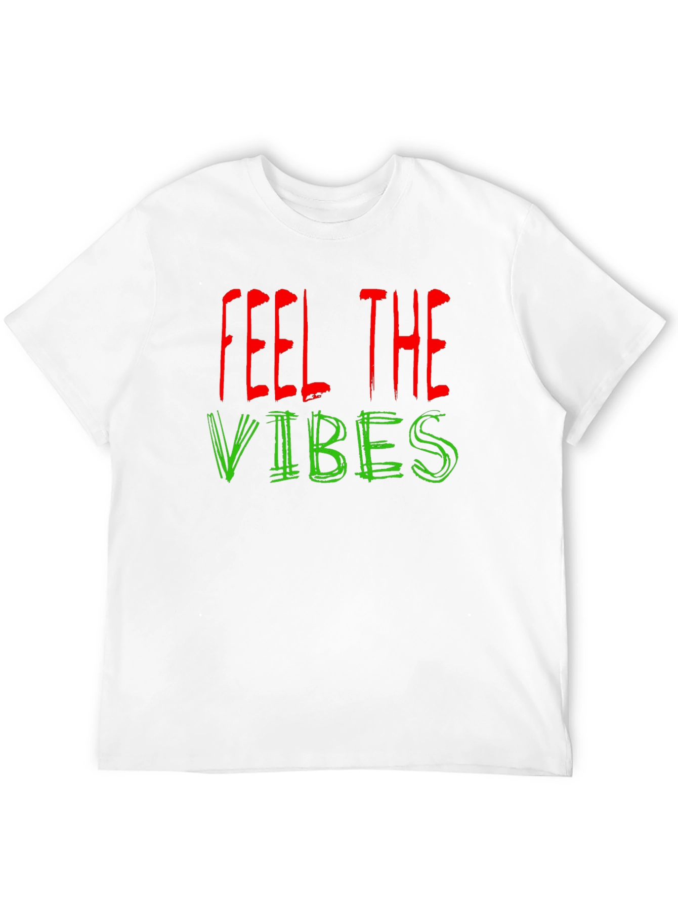 Feel the Vibes Graphic T-Shirt - Black