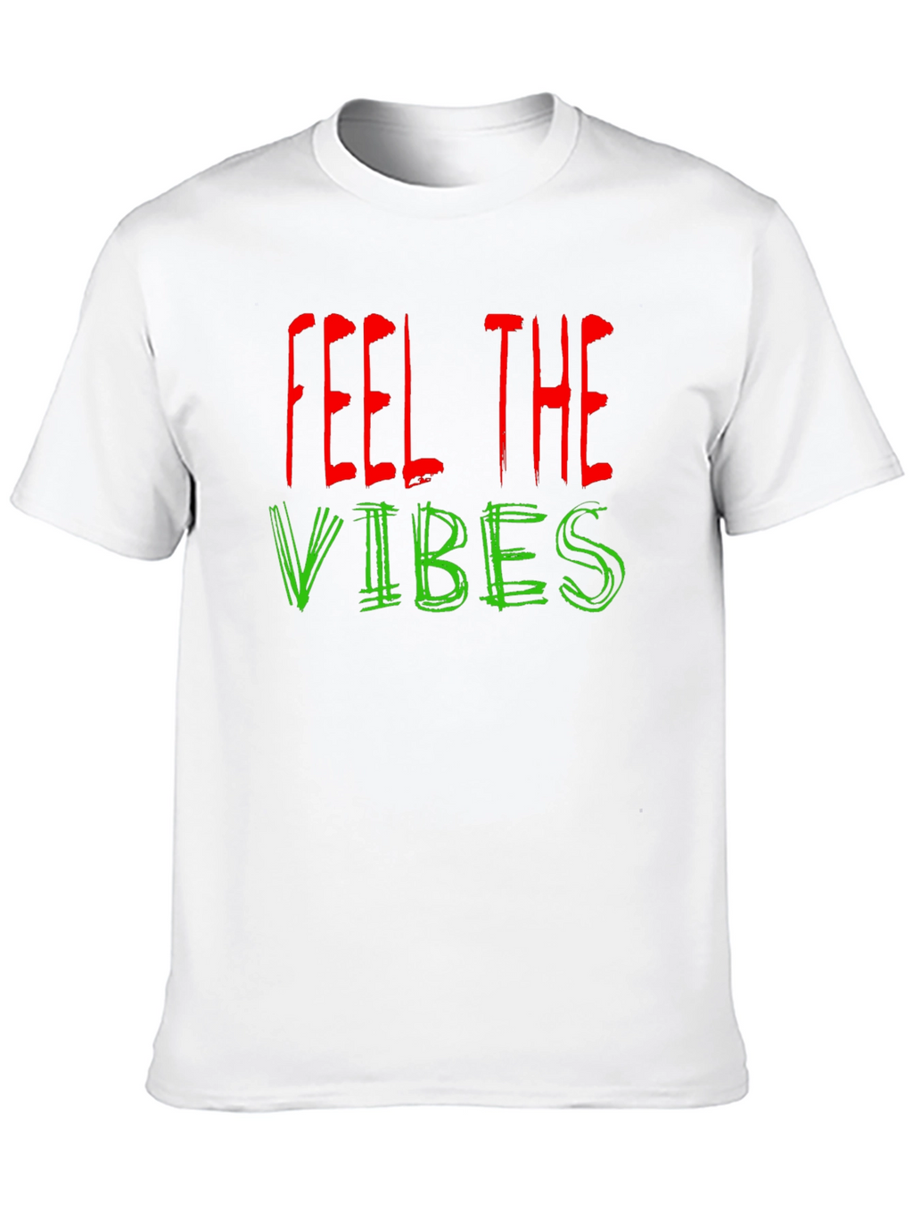 Feel the Vibes Graphic T-Shirt - Black