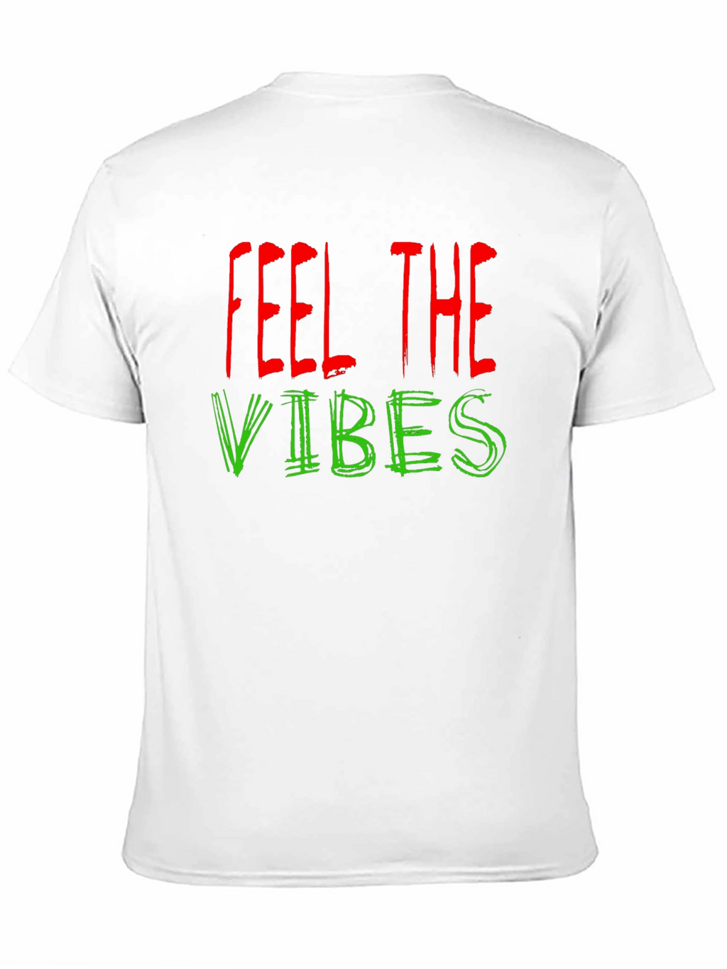 Feel the Vibes Graphic T-Shirt - Black