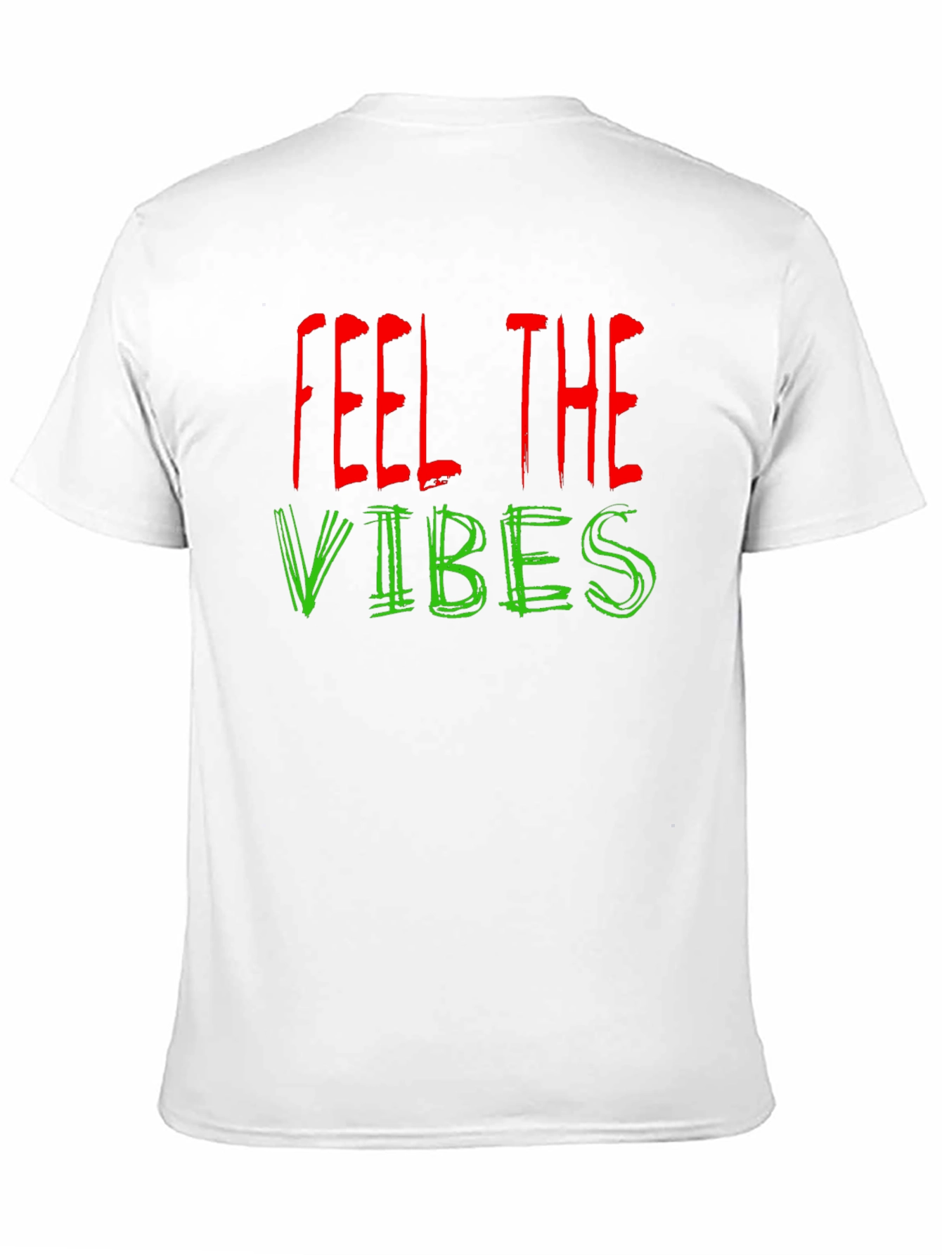 Feel the Vibes Graphic T-Shirt - Black