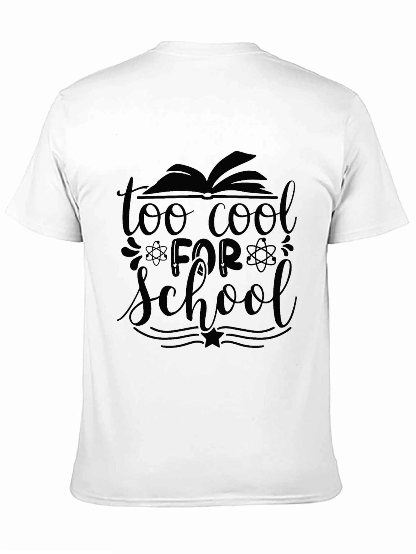 Too Cool For School Black T-Shirt
