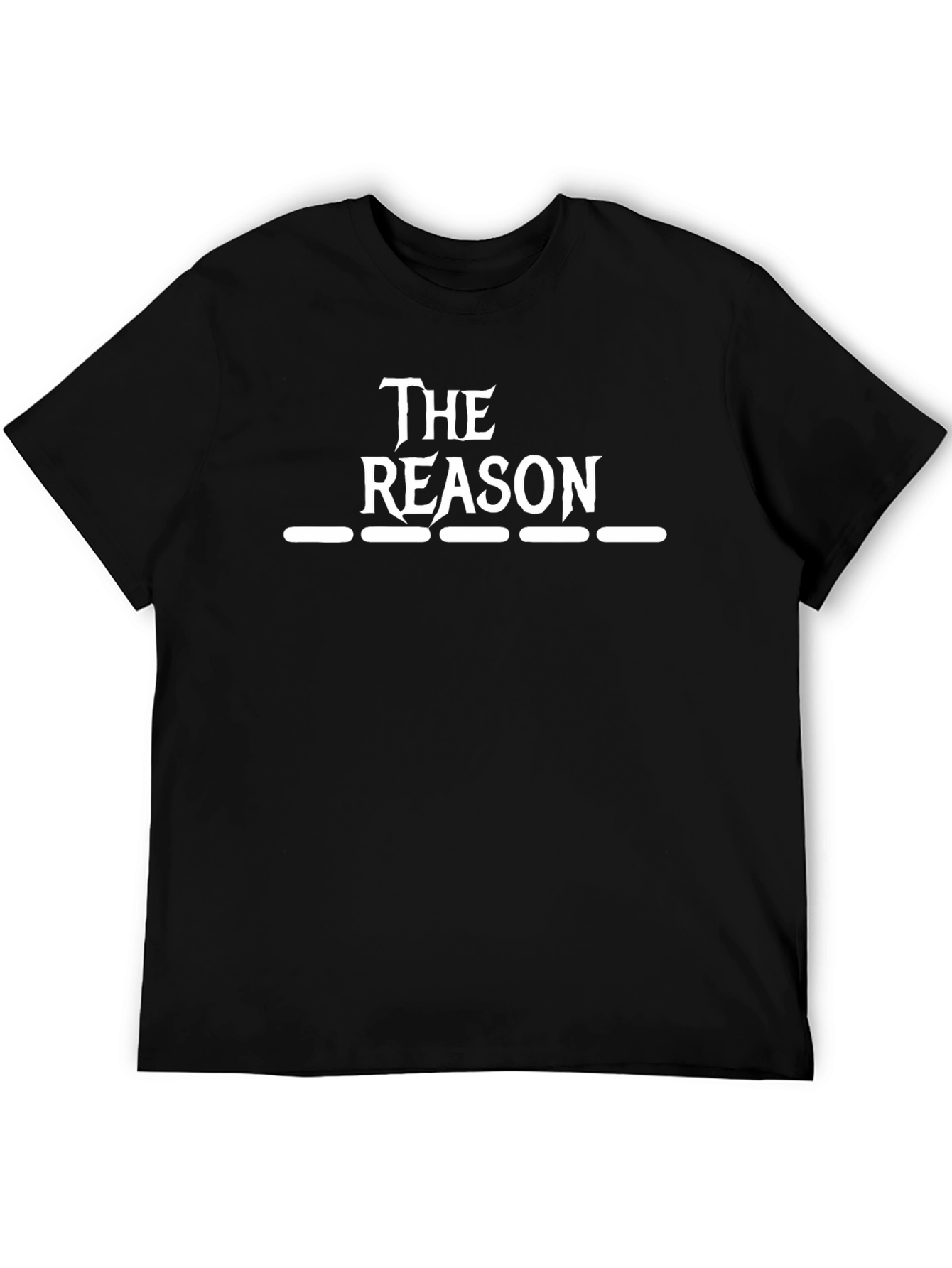 The Reason Graphic T-Shirt - Black Crew Neck Tee